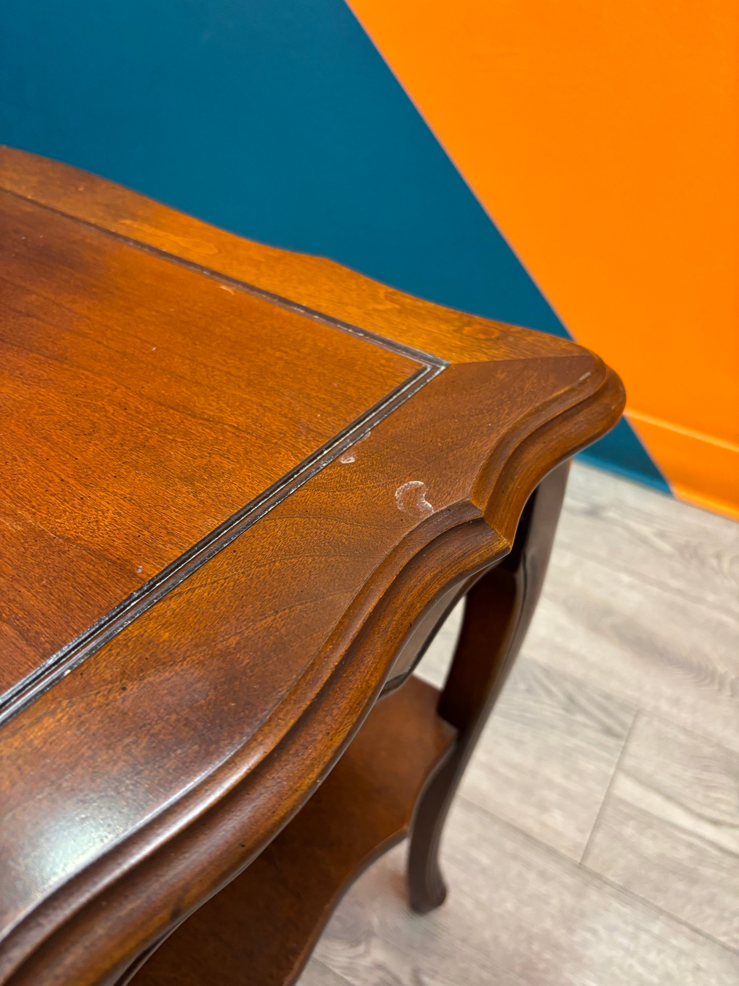 Wood Rectangular Side Table