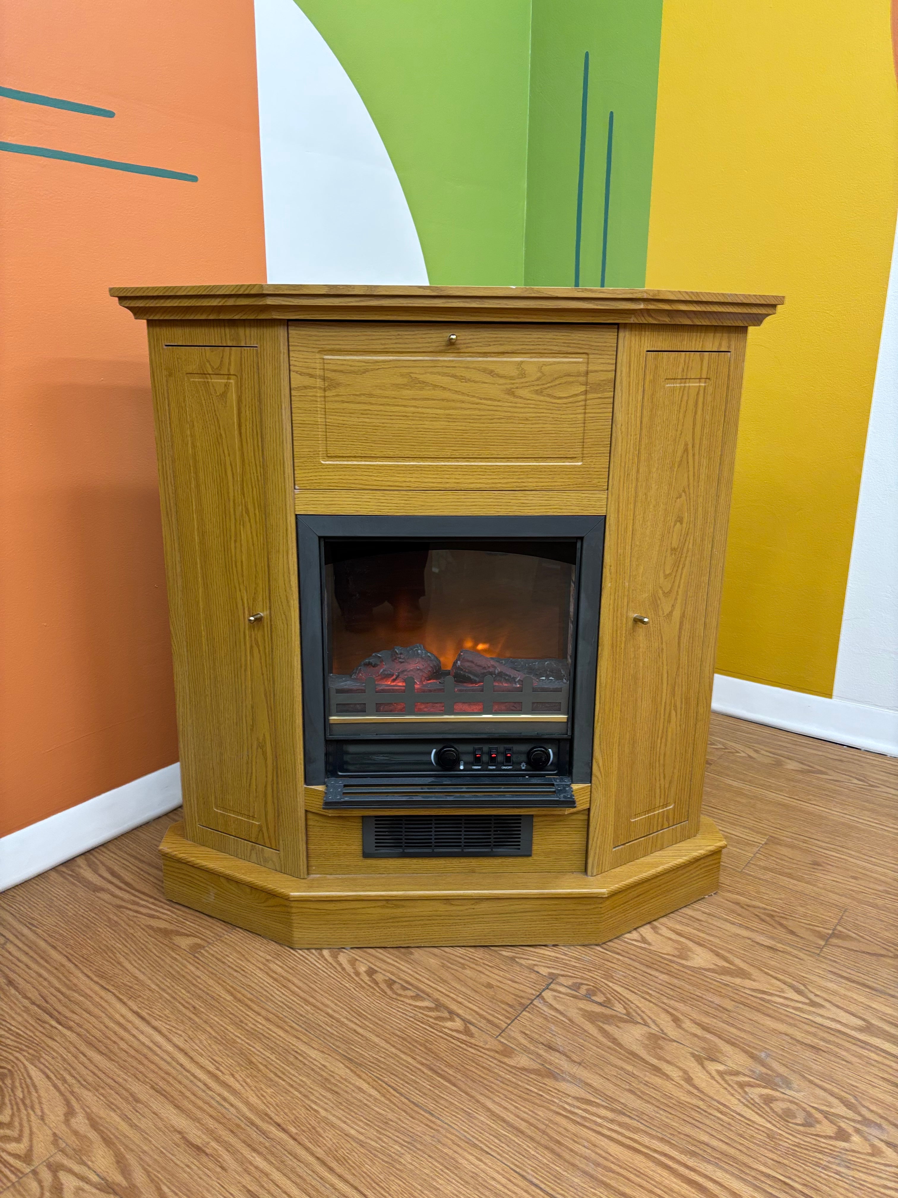 Corner Electric Fireplace