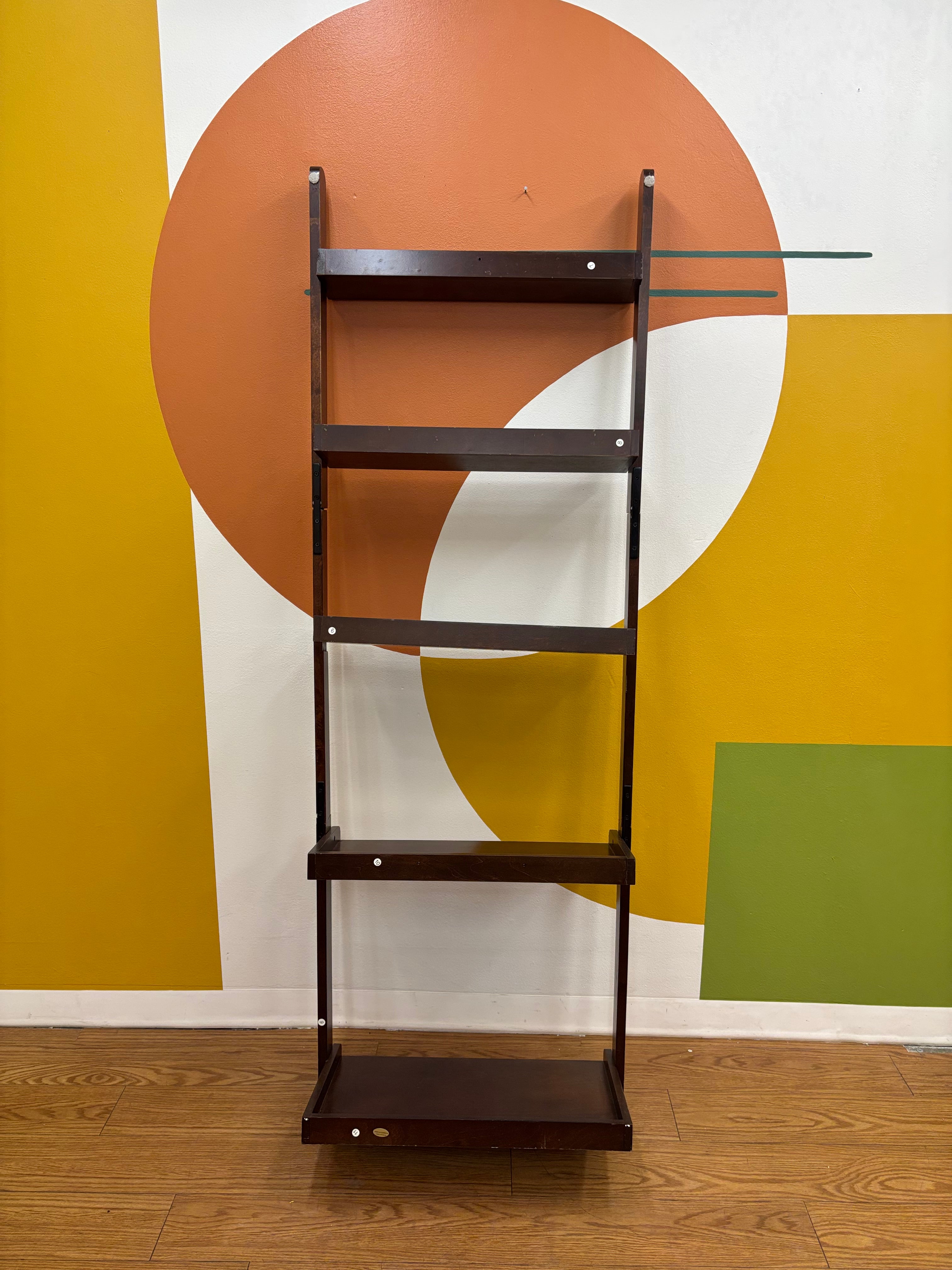 Wood Leaning Ladder Shelf (2 available)