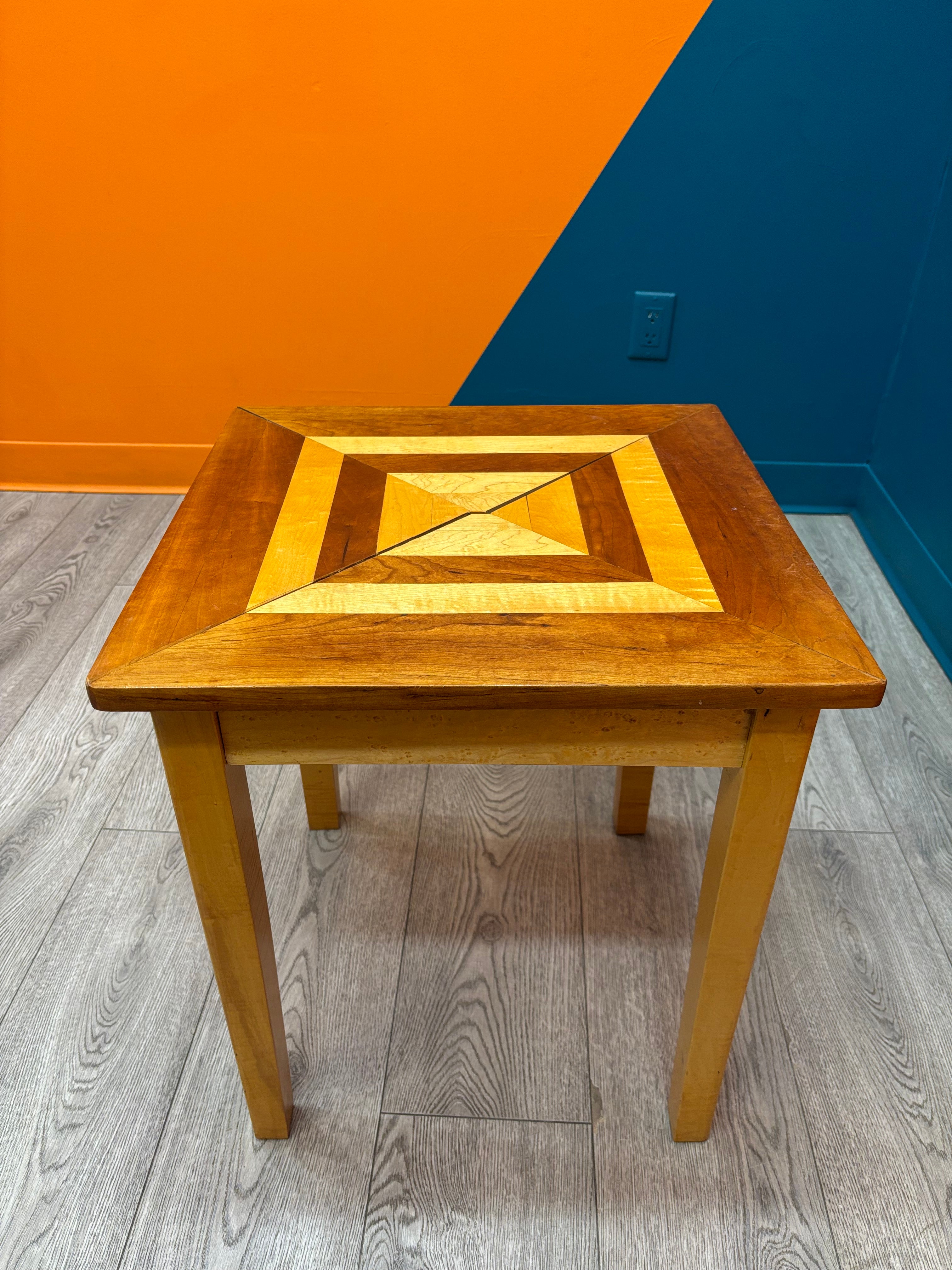 Square Wooden Table