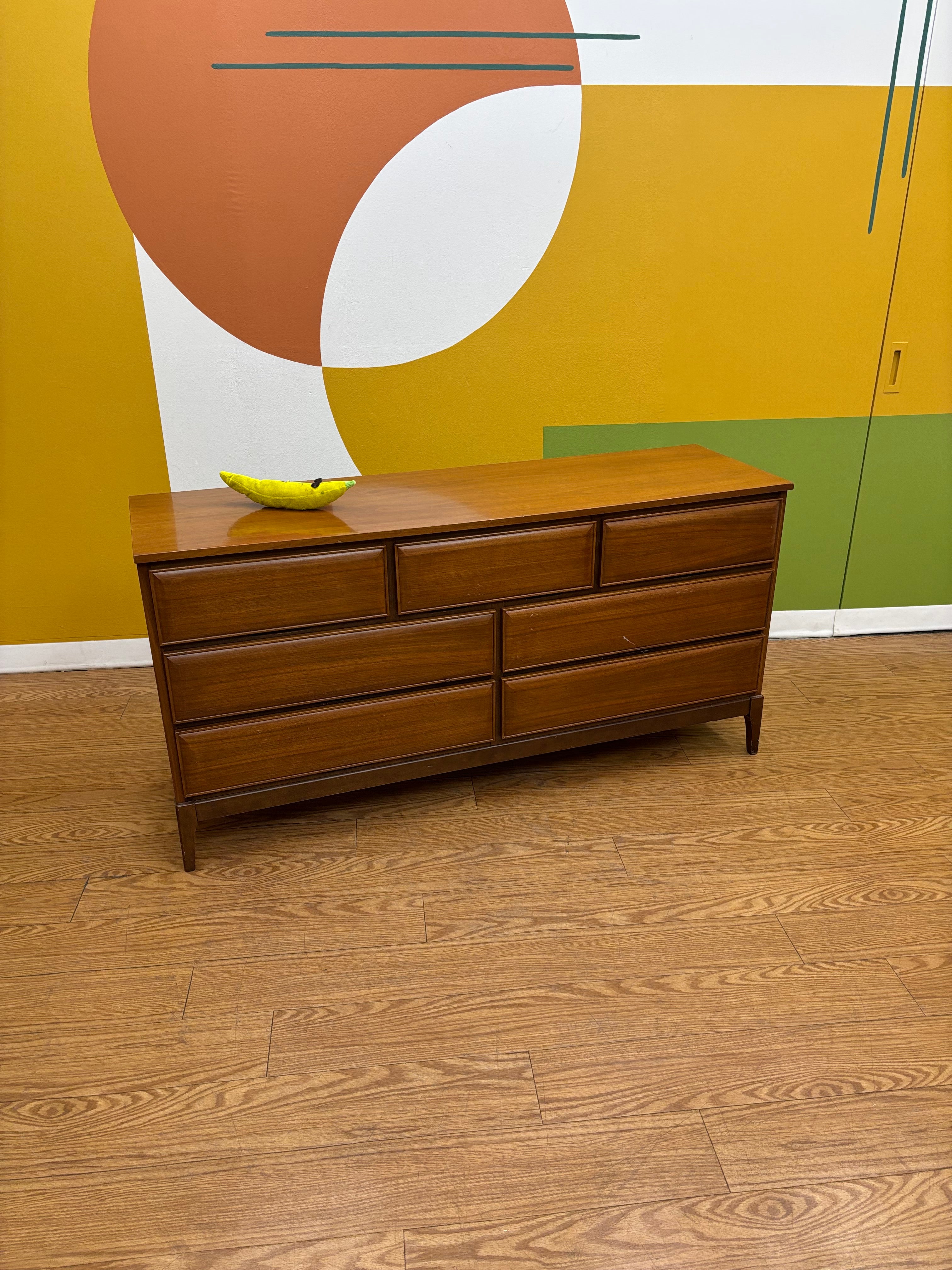 Wood 7 Drawer Dresser