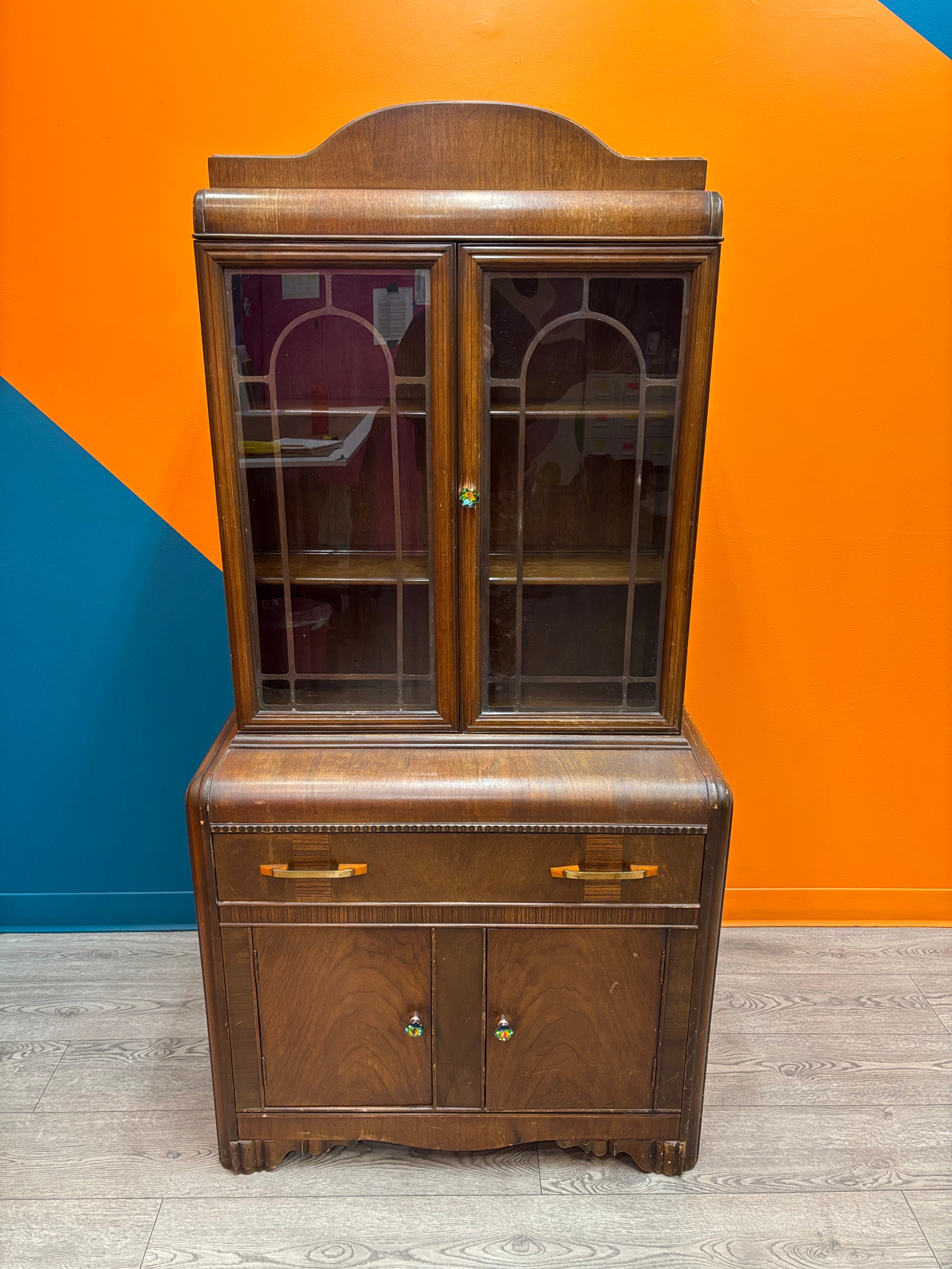 Wood & Glass China Cabinet