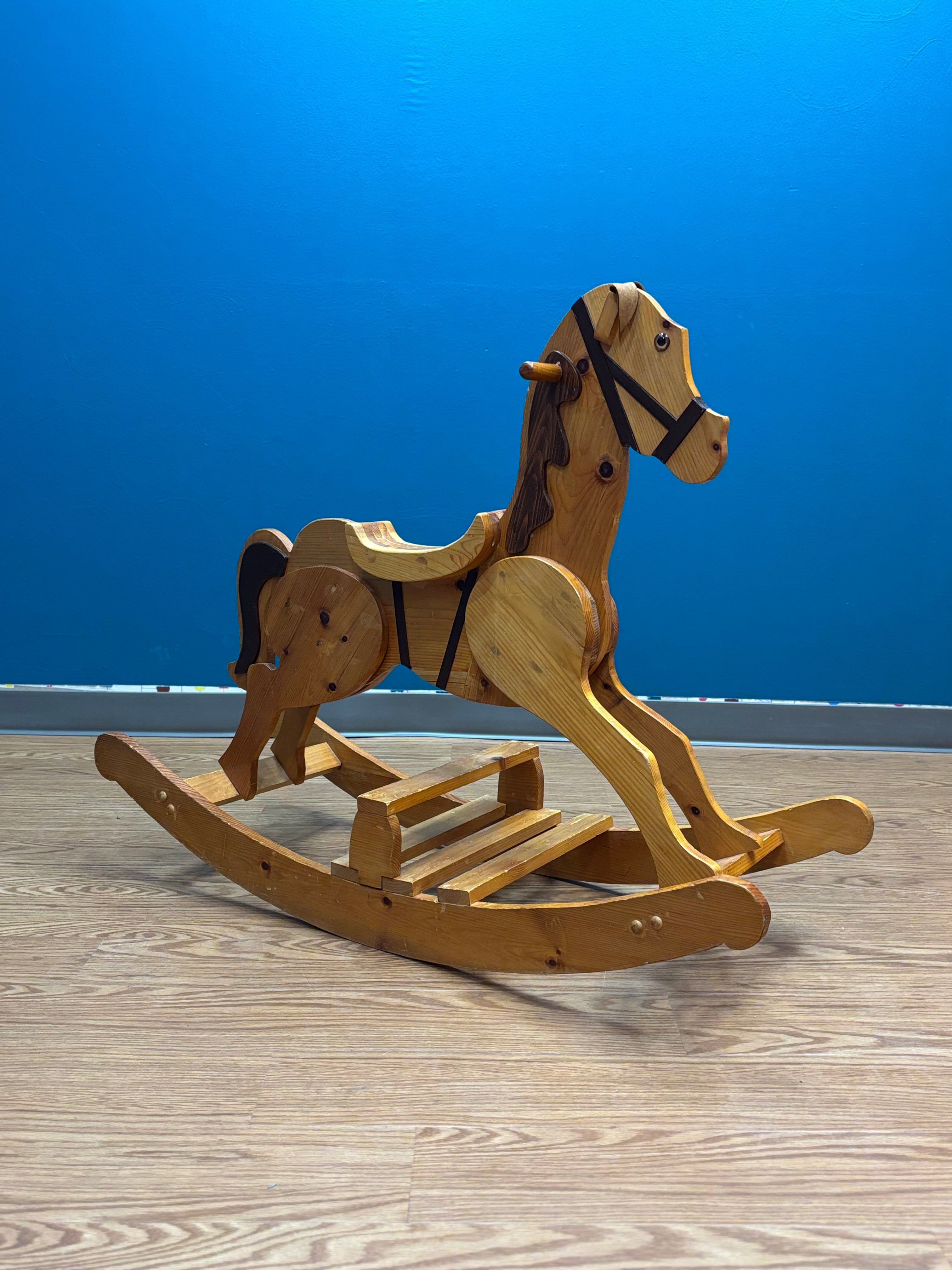Wood Rocking Horse
