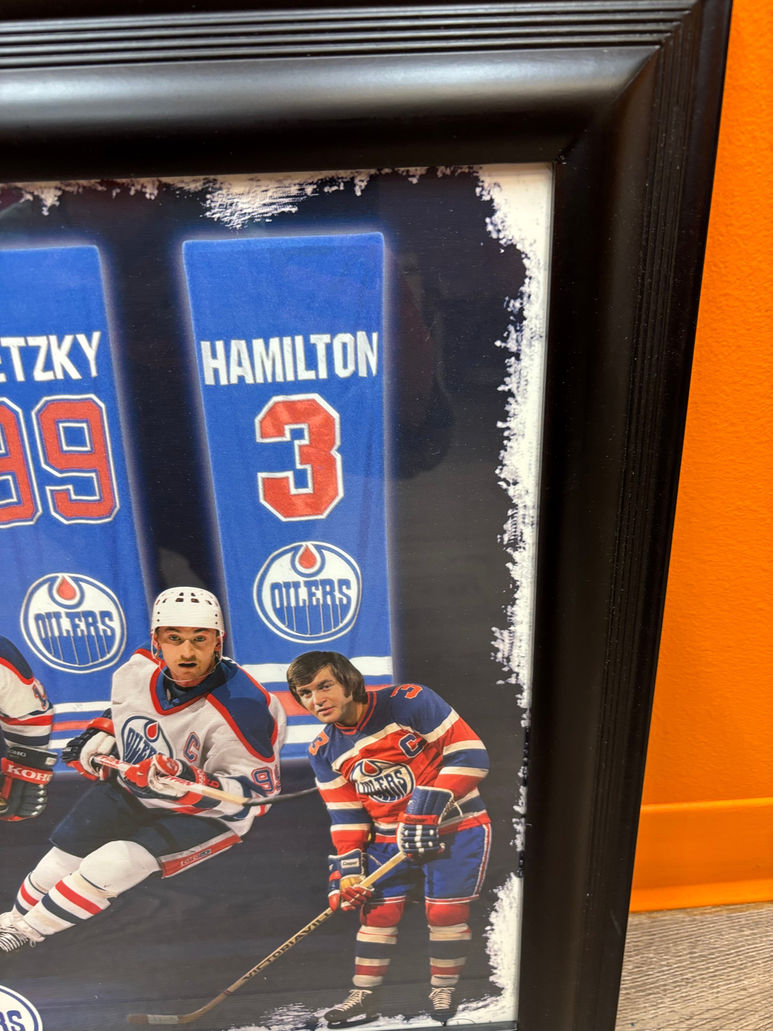 Framed Oilers Poster