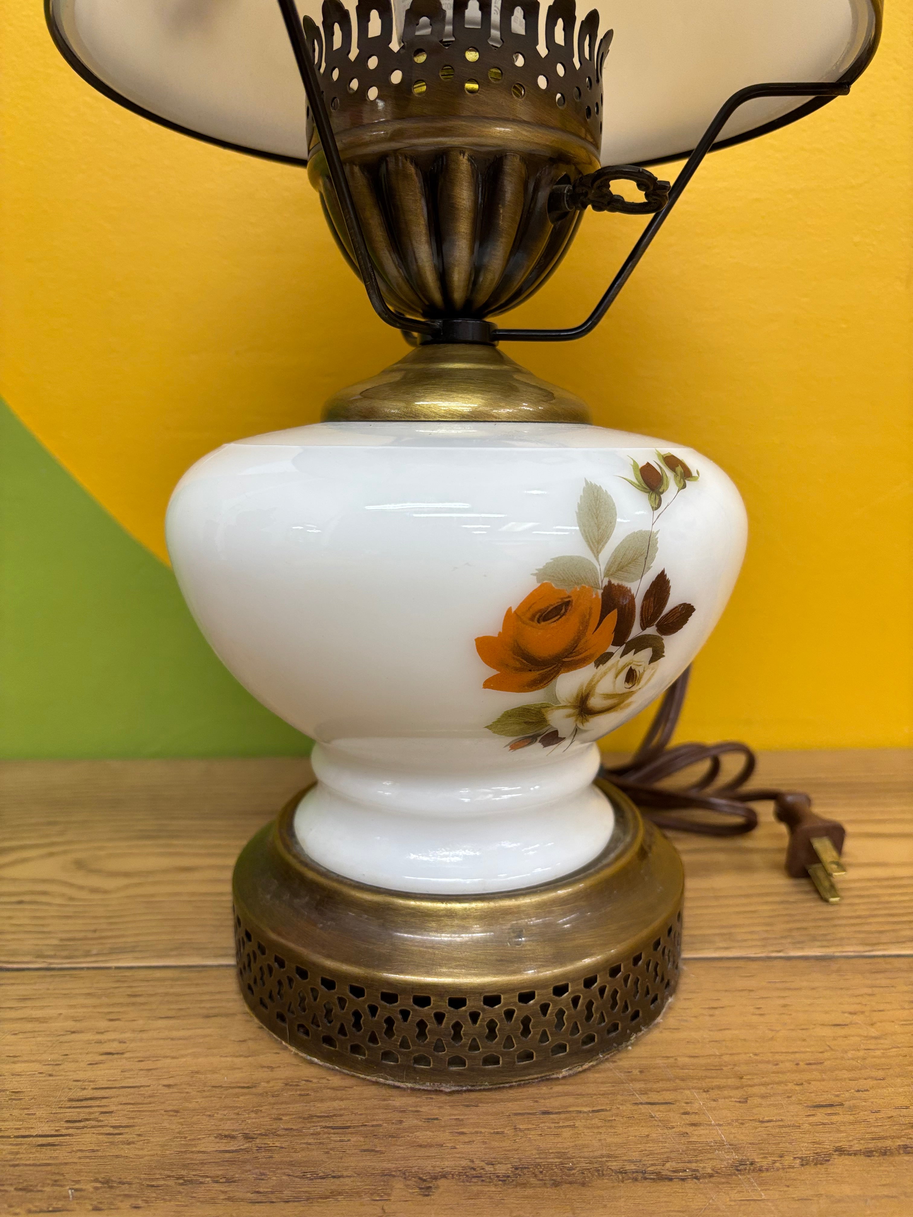 Hurricane Style Table Lamp