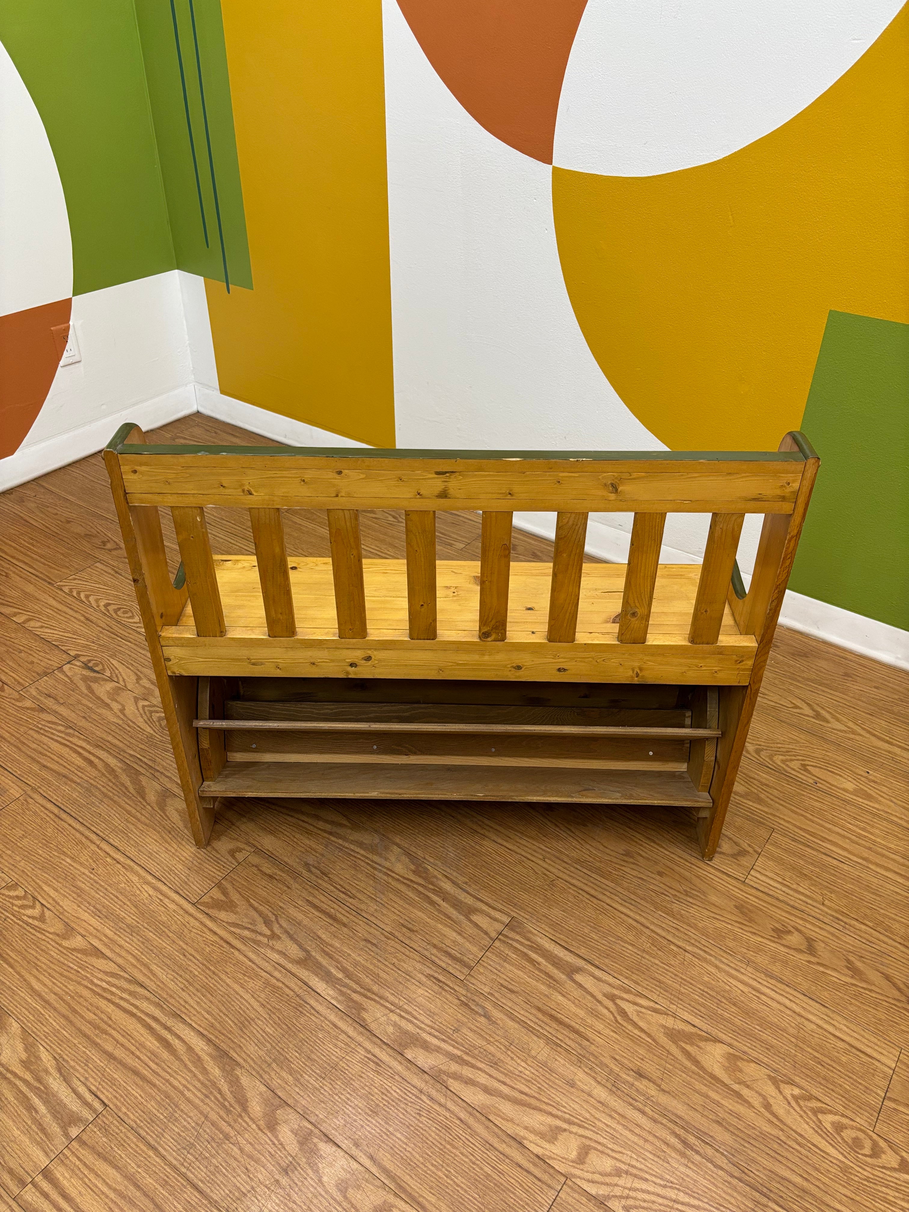 Wood Shoe Bench