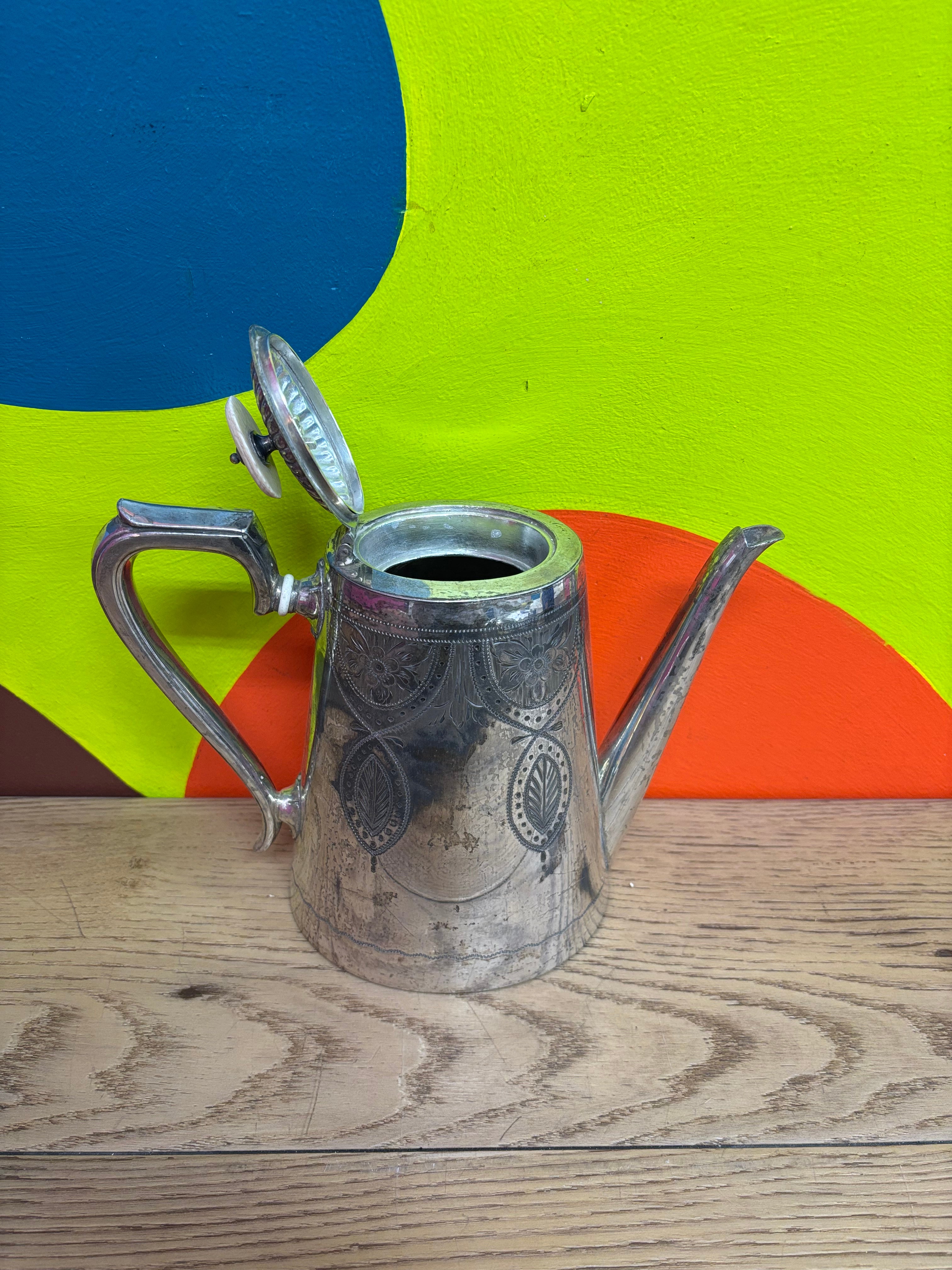 Silver Plated Coffee Pot