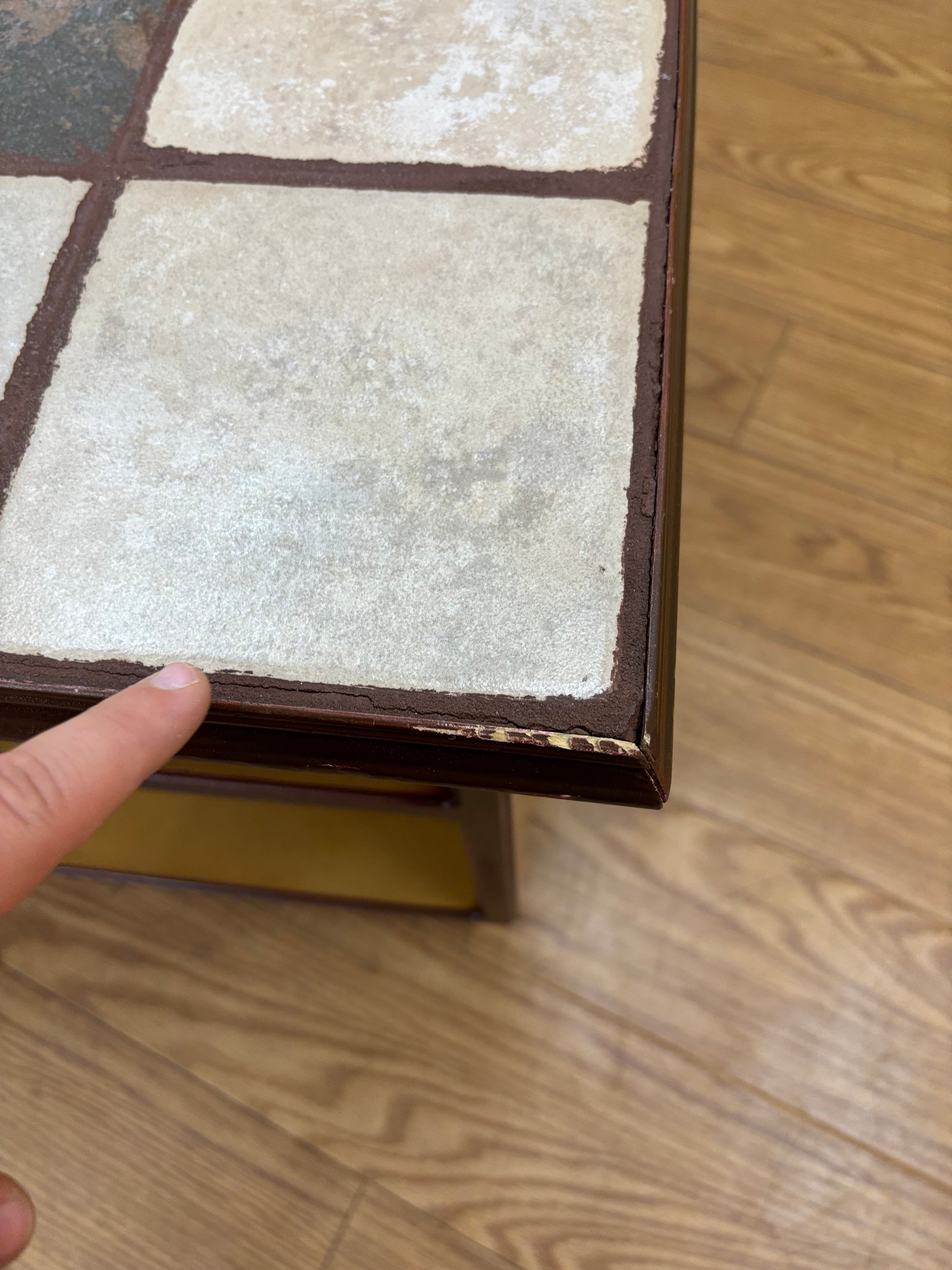 Tile Wood Coffee Table