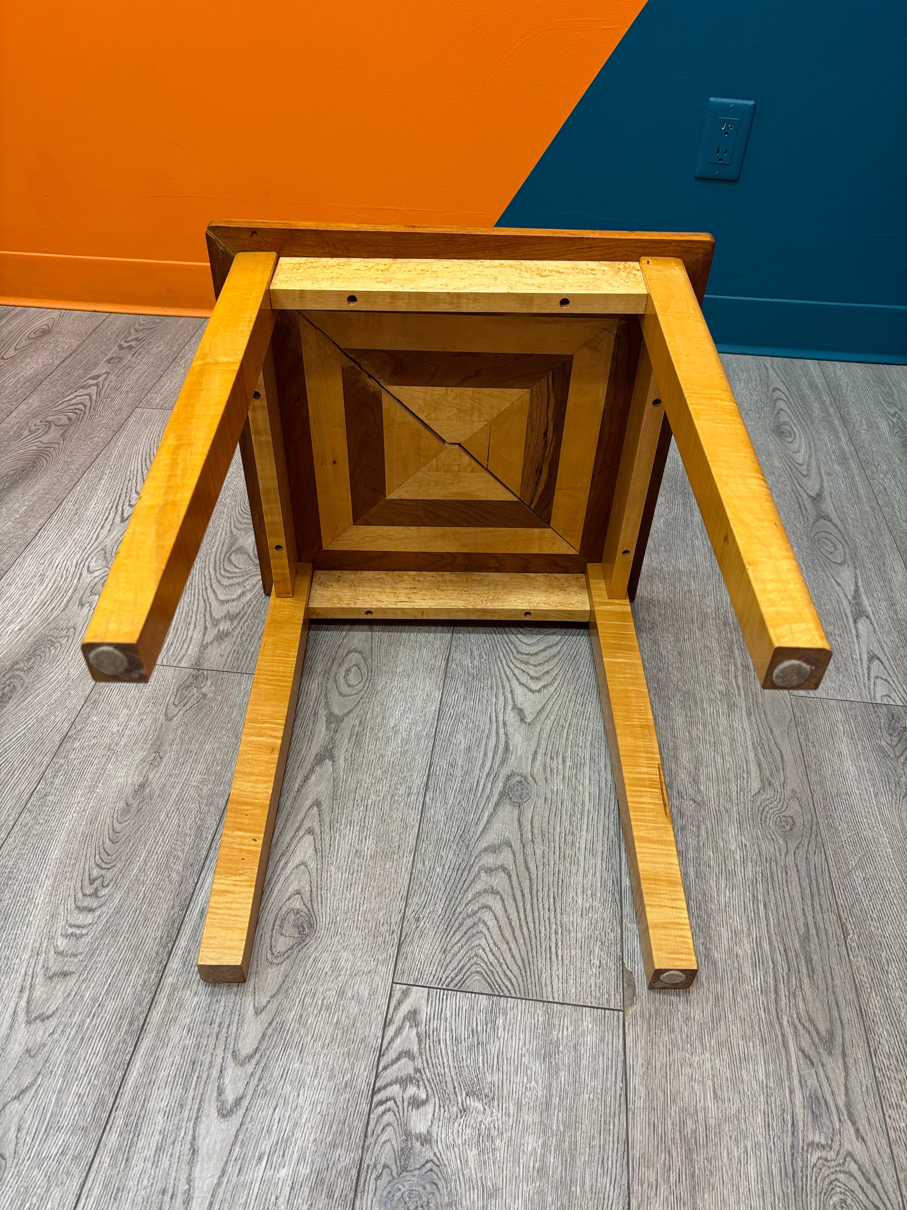 Square Wooden Table