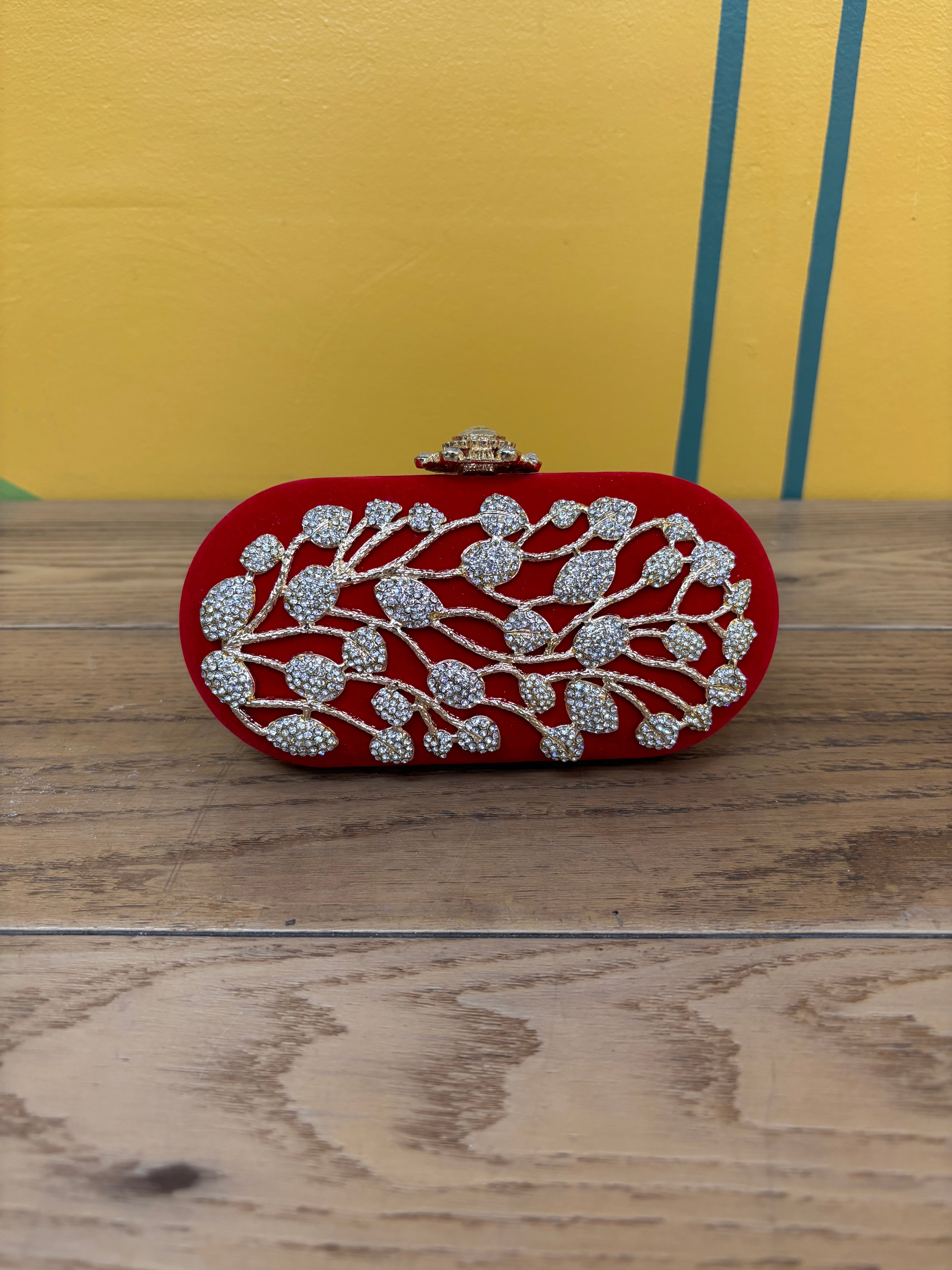Red Velvet Clutch