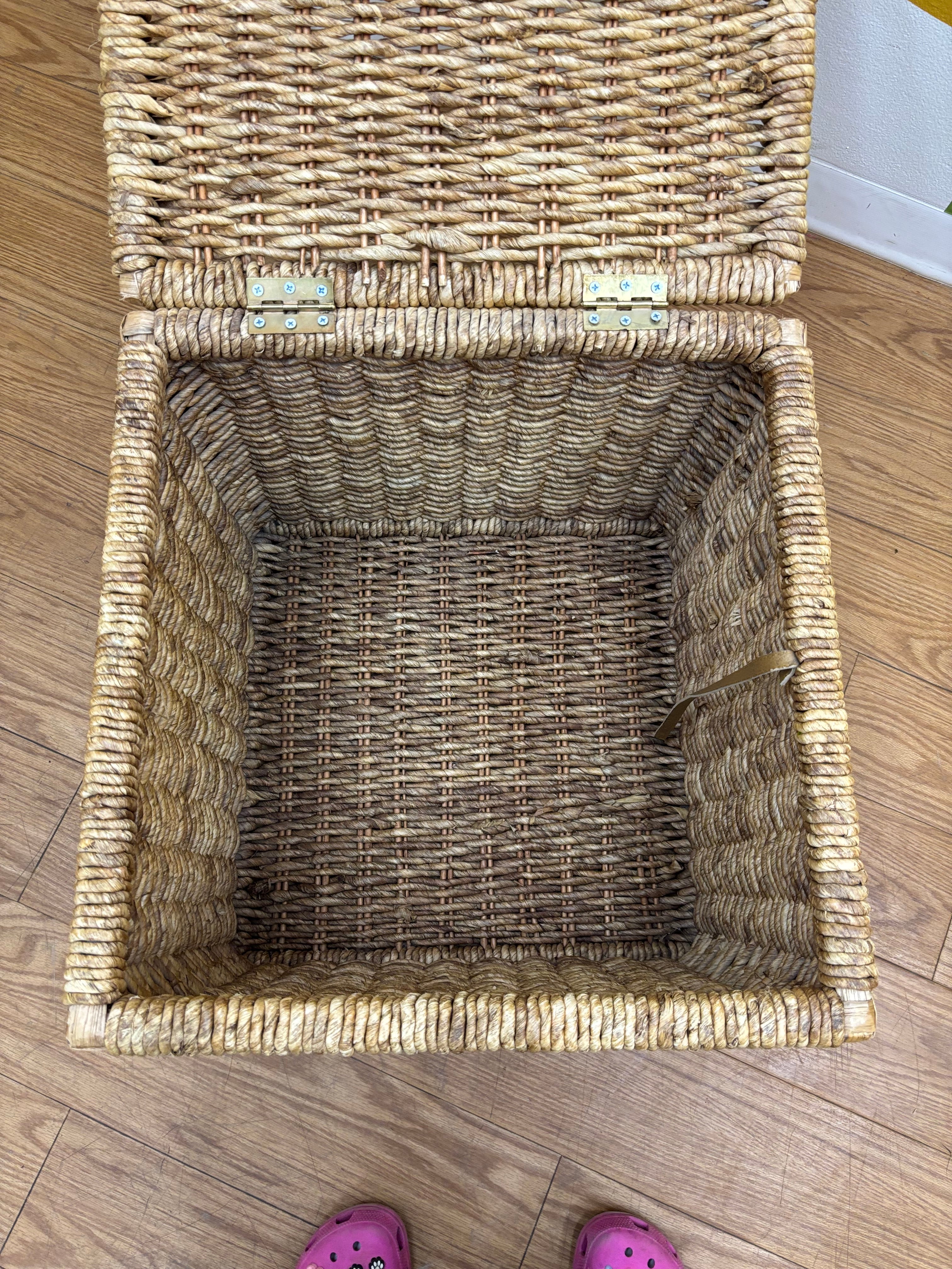 Square Wicker Hamper