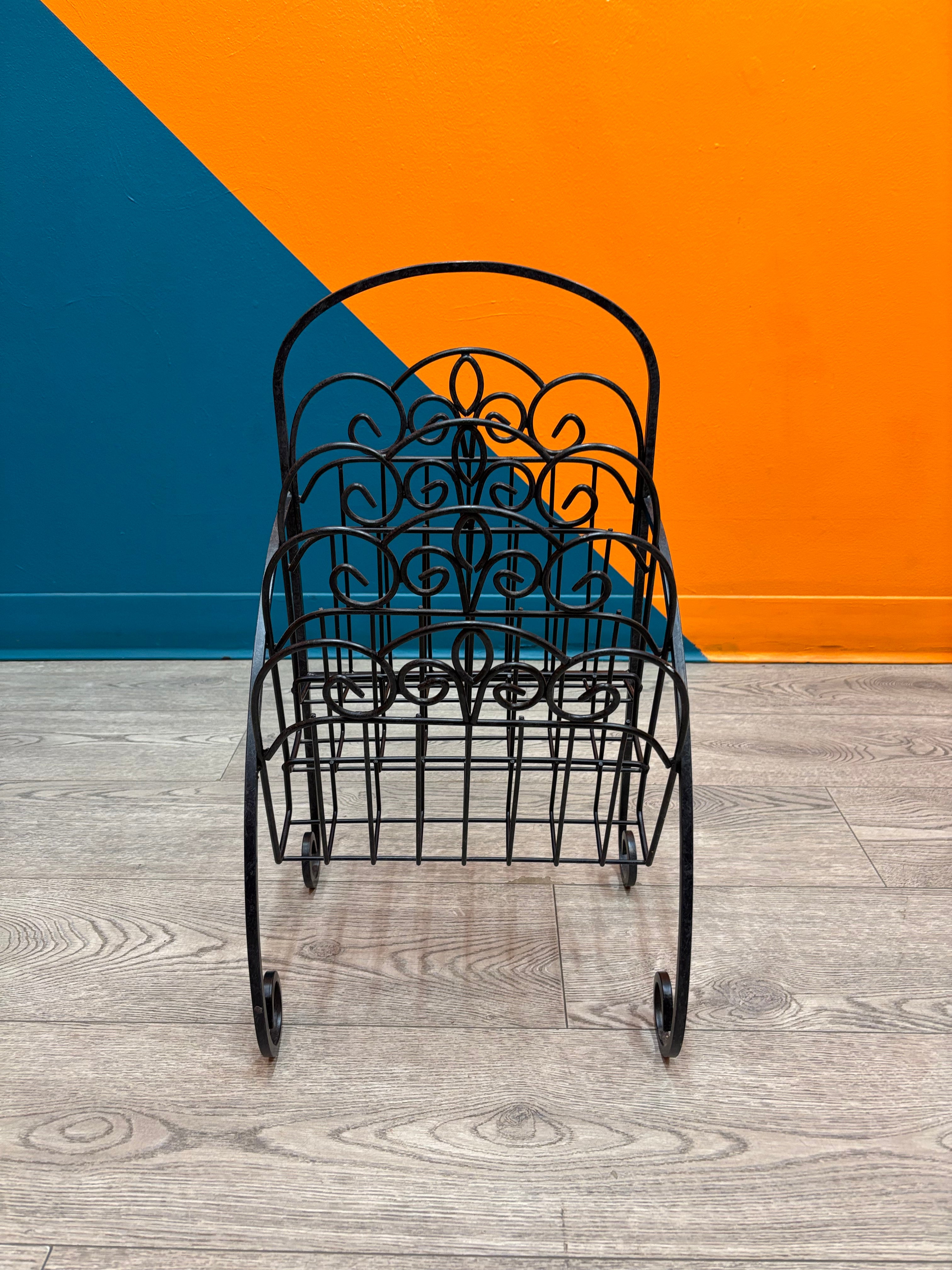 Metal Magazine Rack