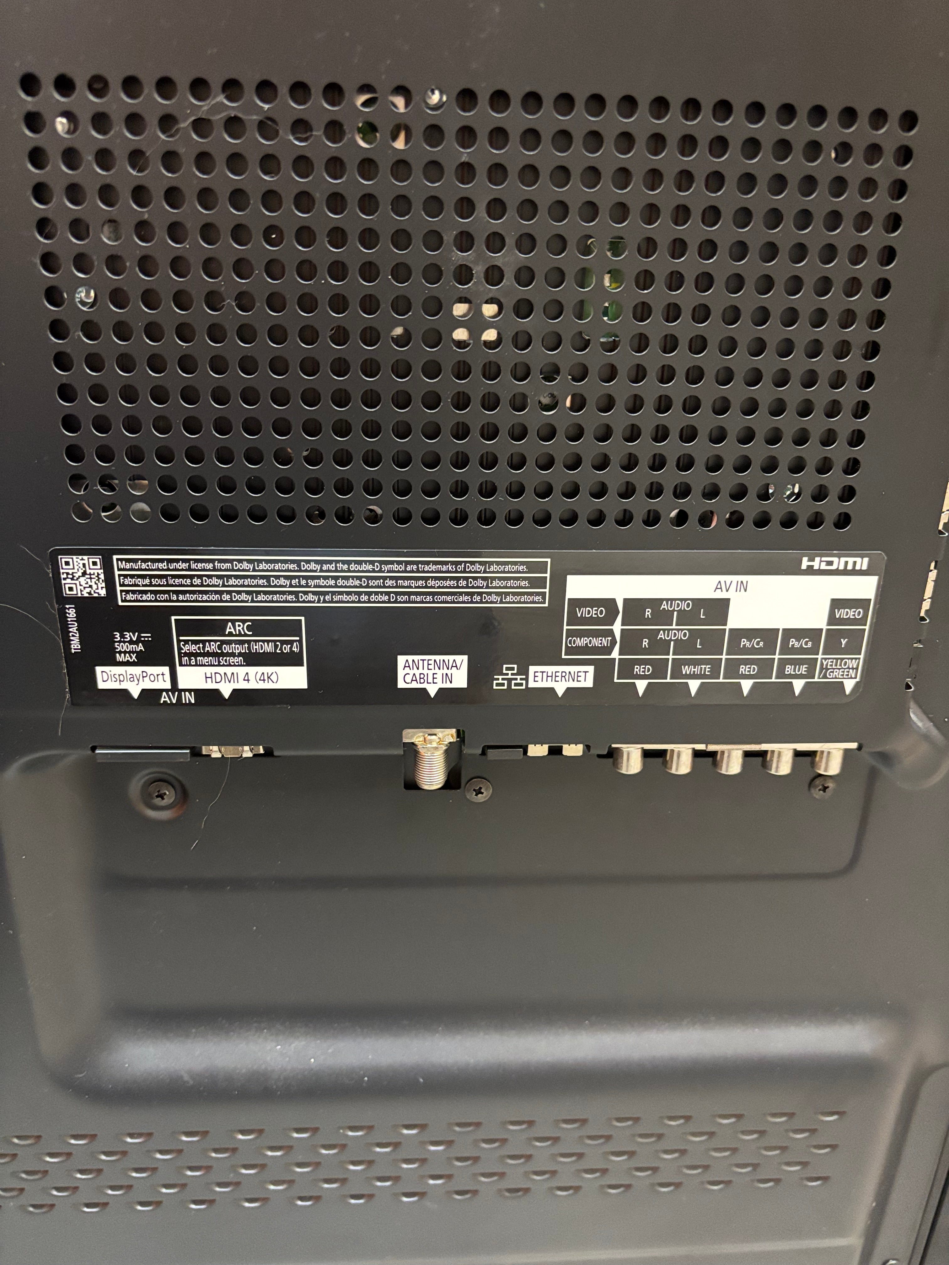 Panasonic LED LCD TV (TC-65AX800U)