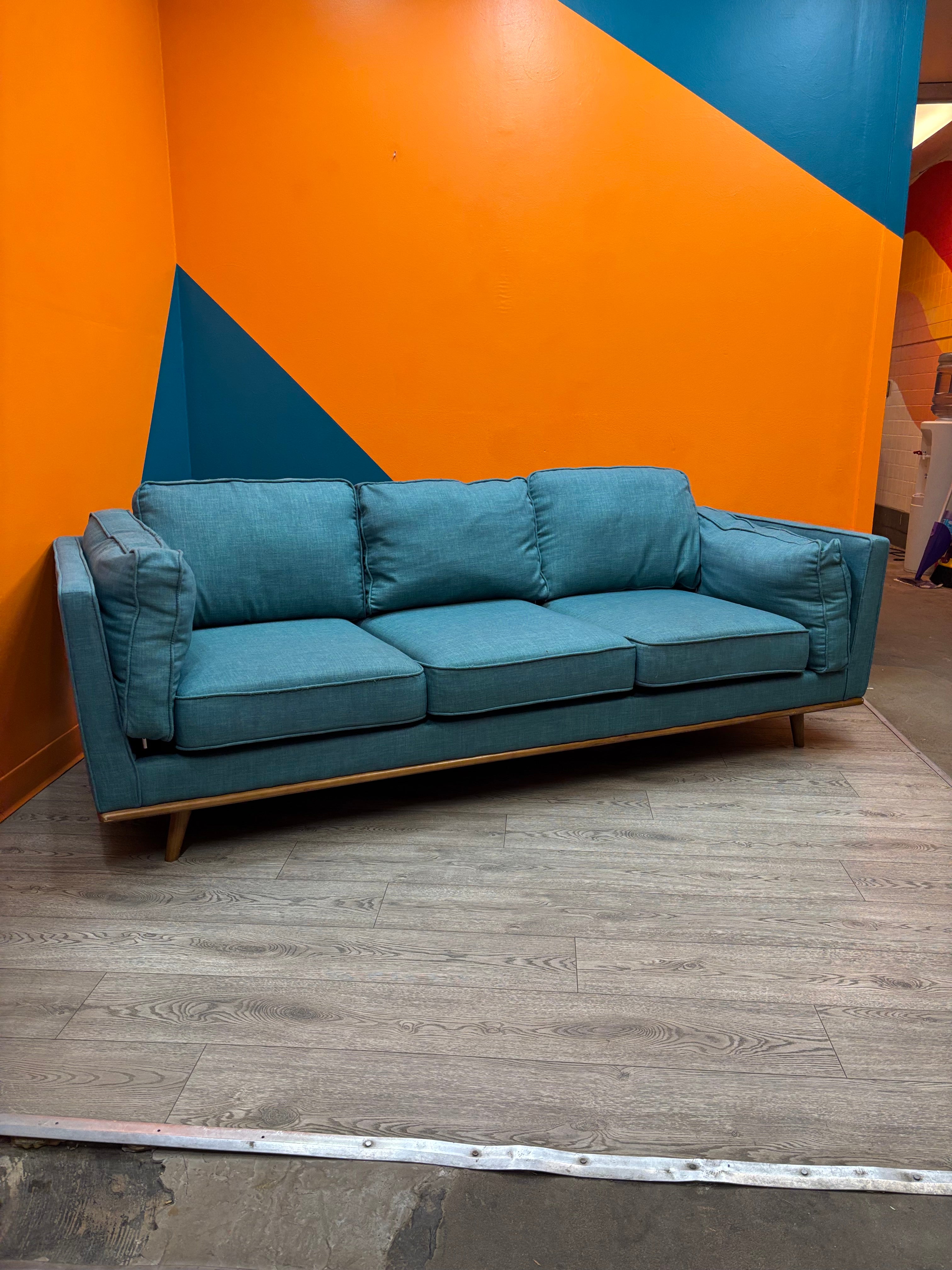 Teal Sofa