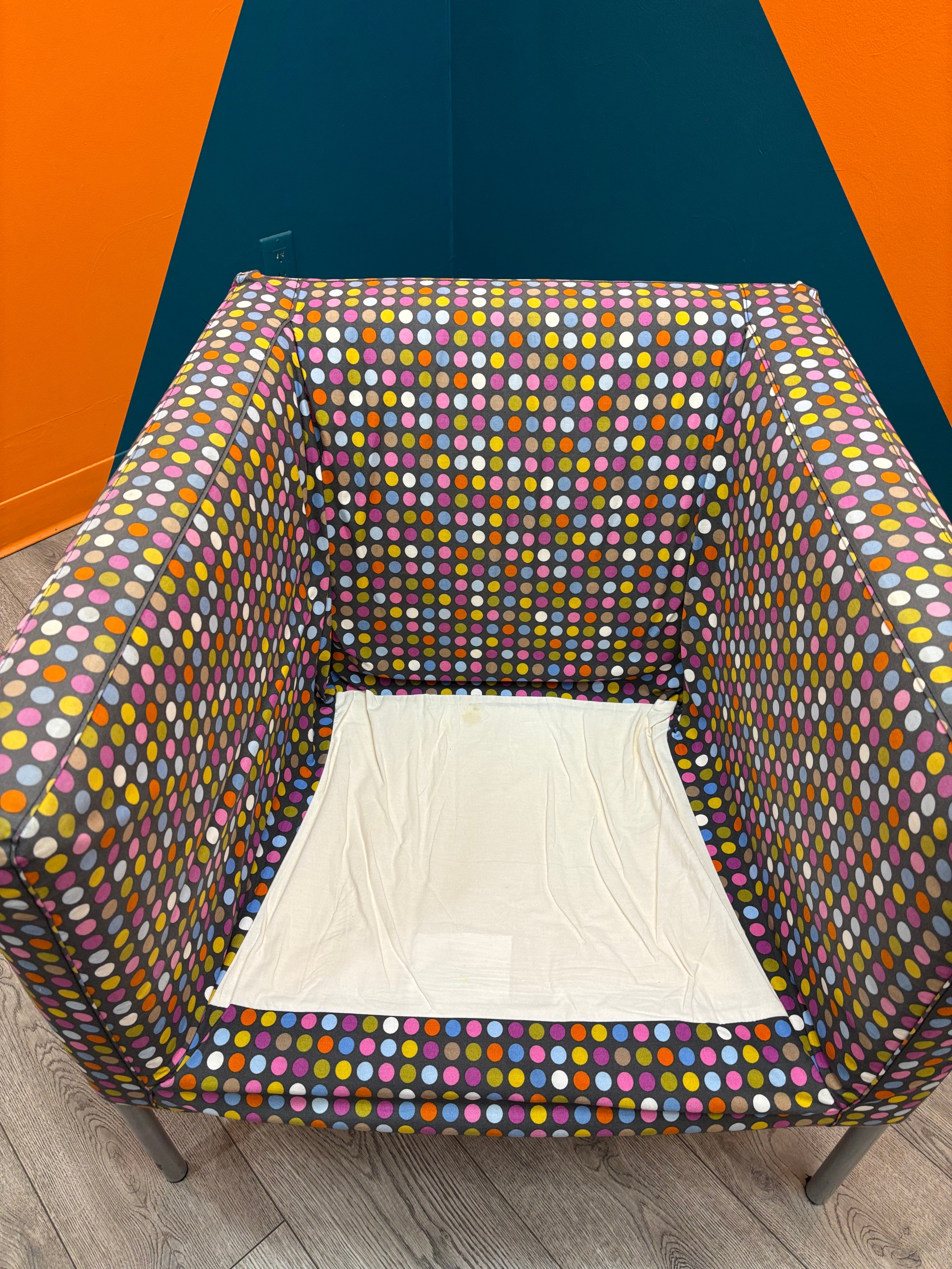 Polka Dot Accent Chair