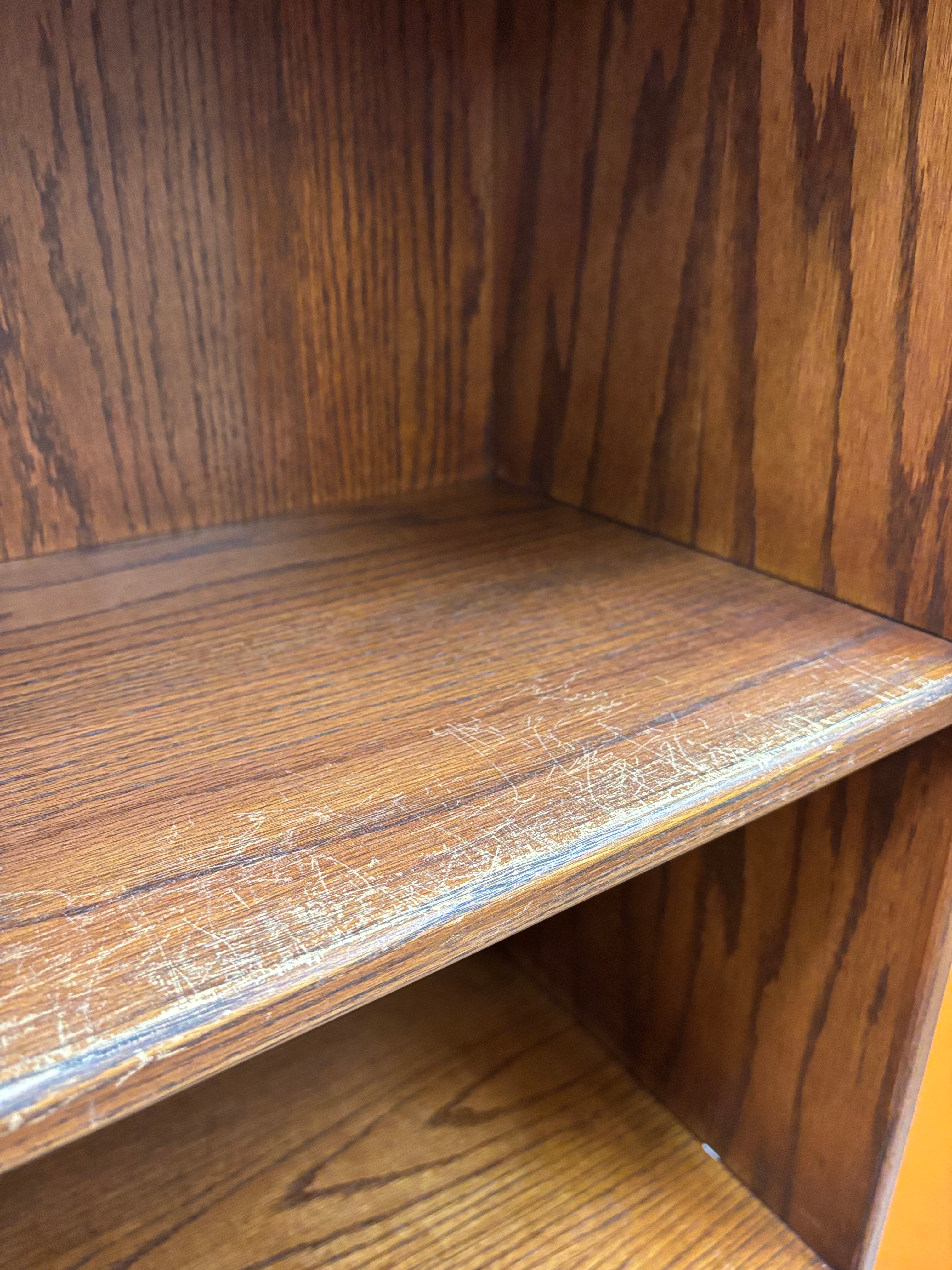 Wood 6 Tier Bookshelf