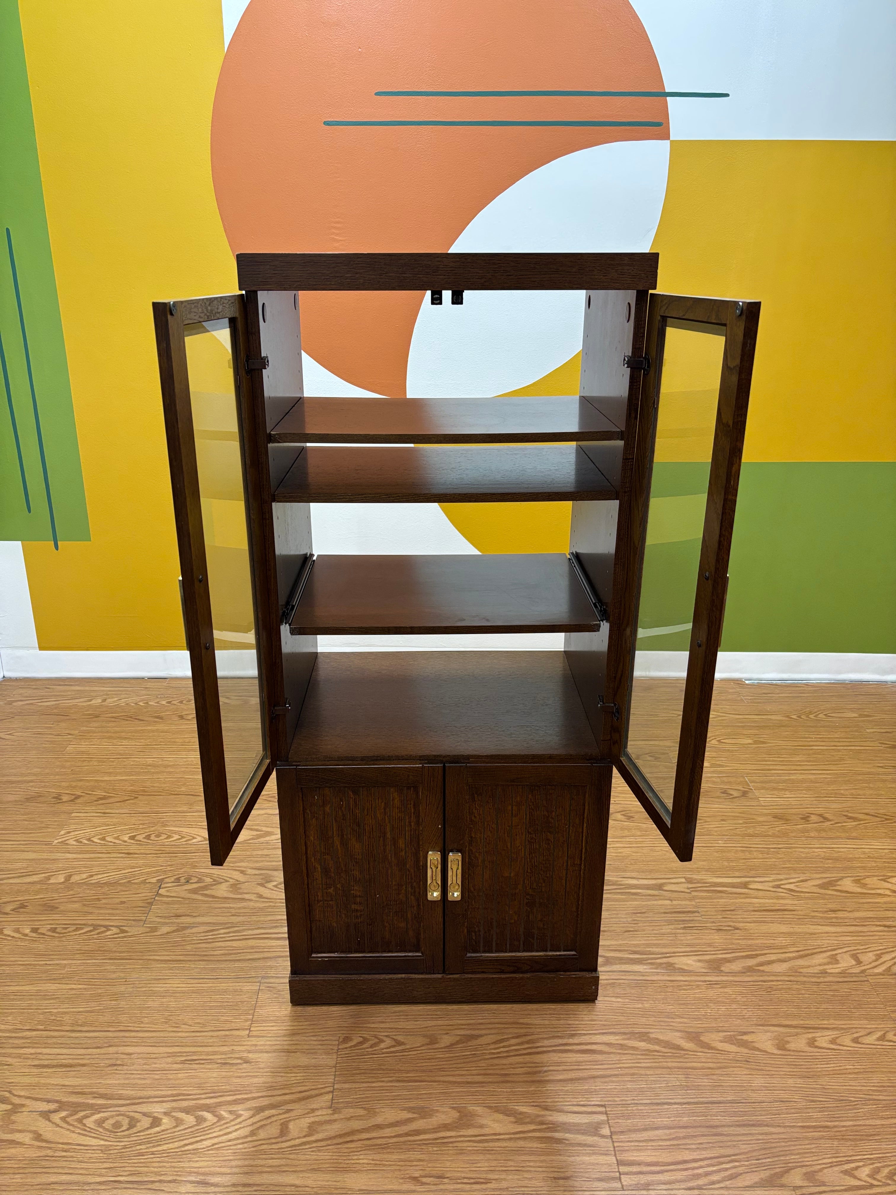 Wood Media Cabinet