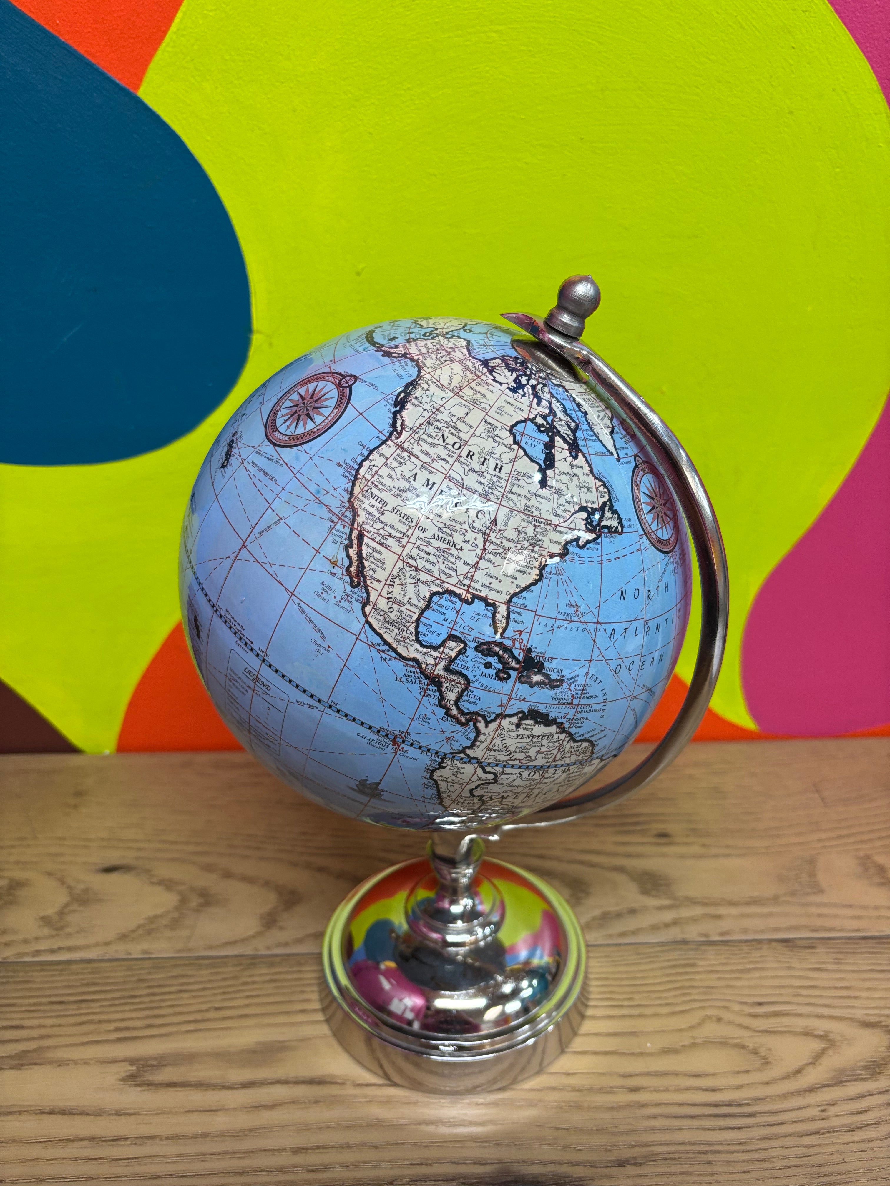Small Blue Globe