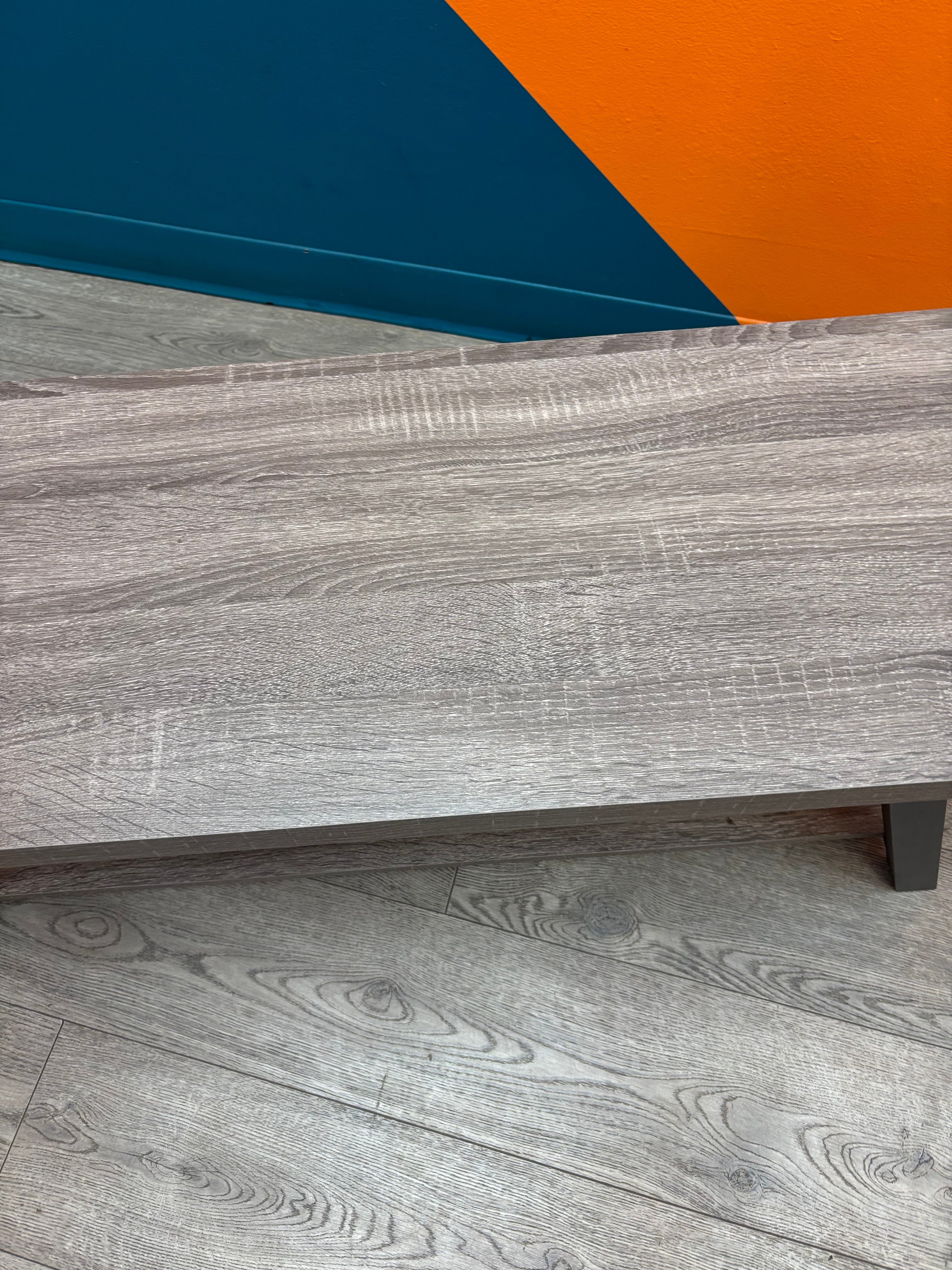 Grey & Black Bench