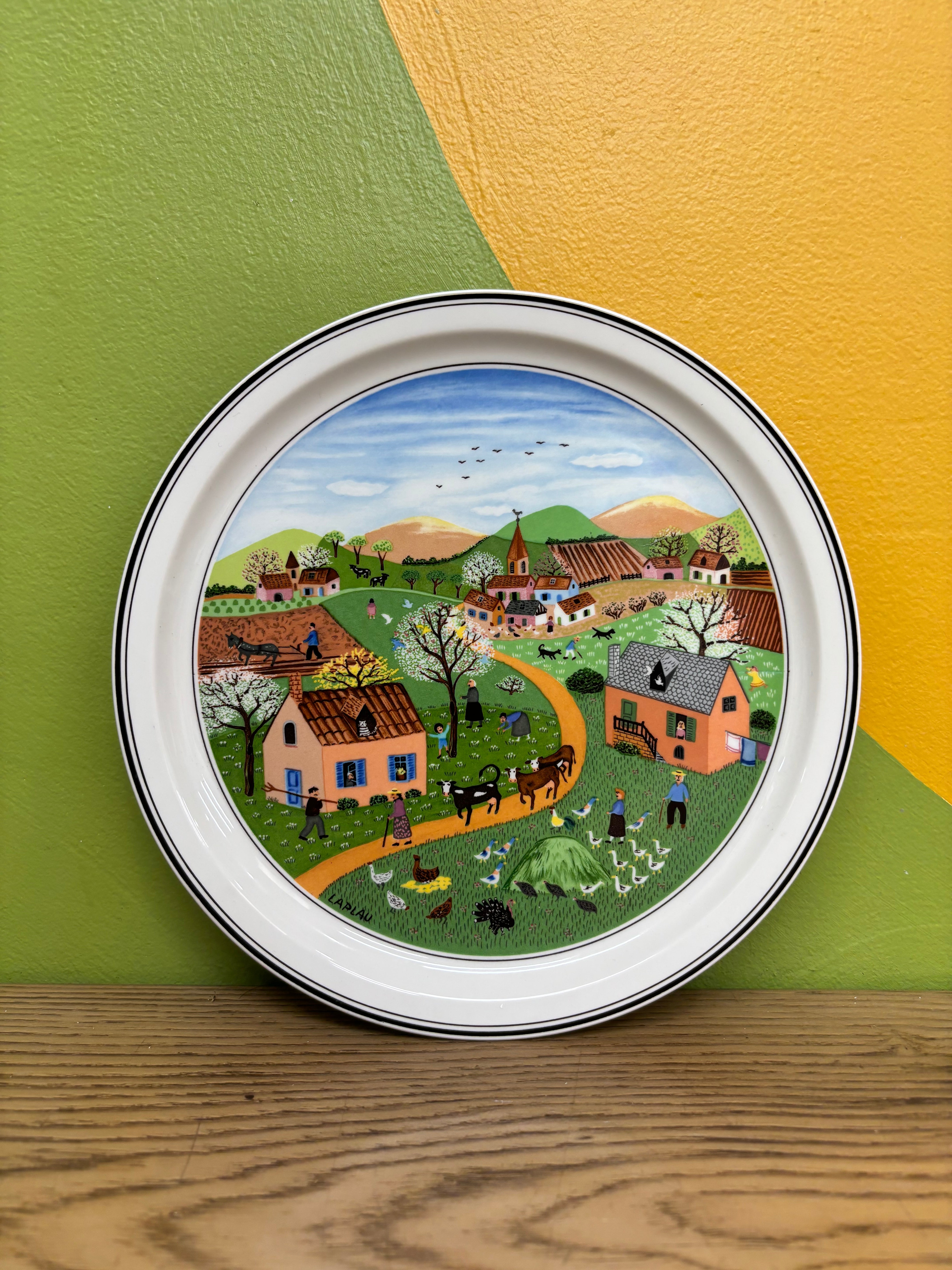 Villeroy & Boch "Design Naif - The Four Seasons" Collector Plates