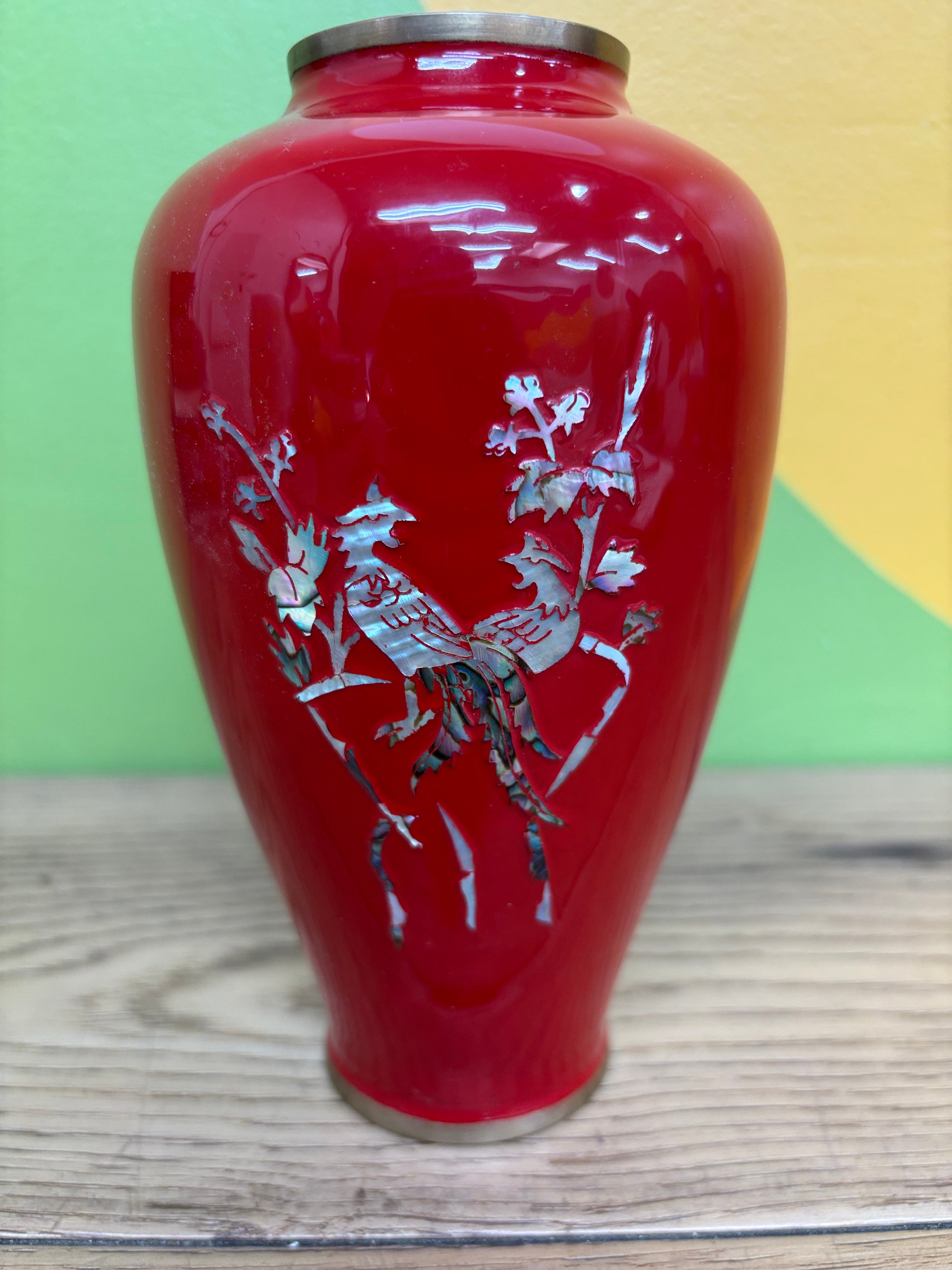 Red Vase