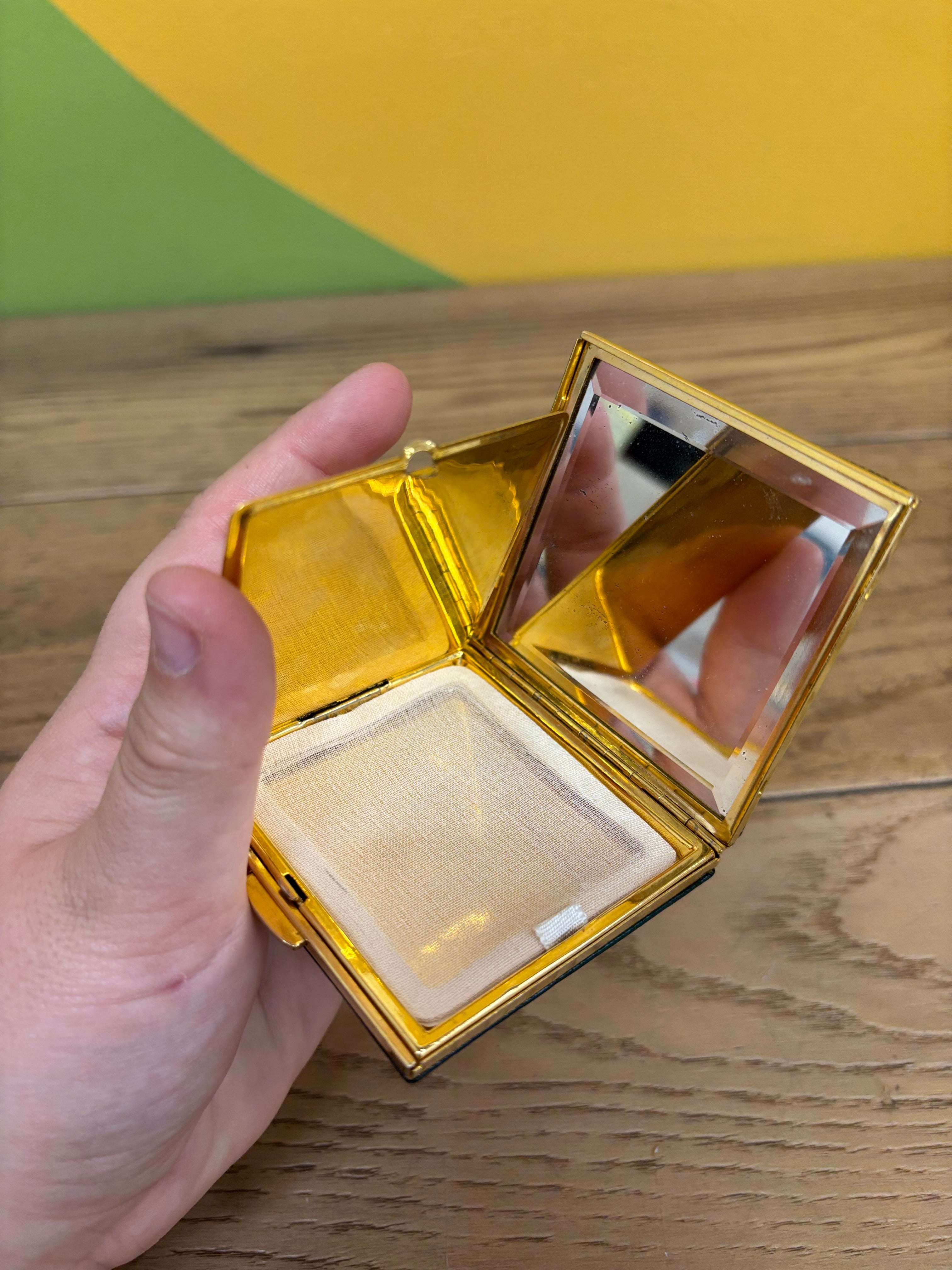 Green Gold Plated Compact