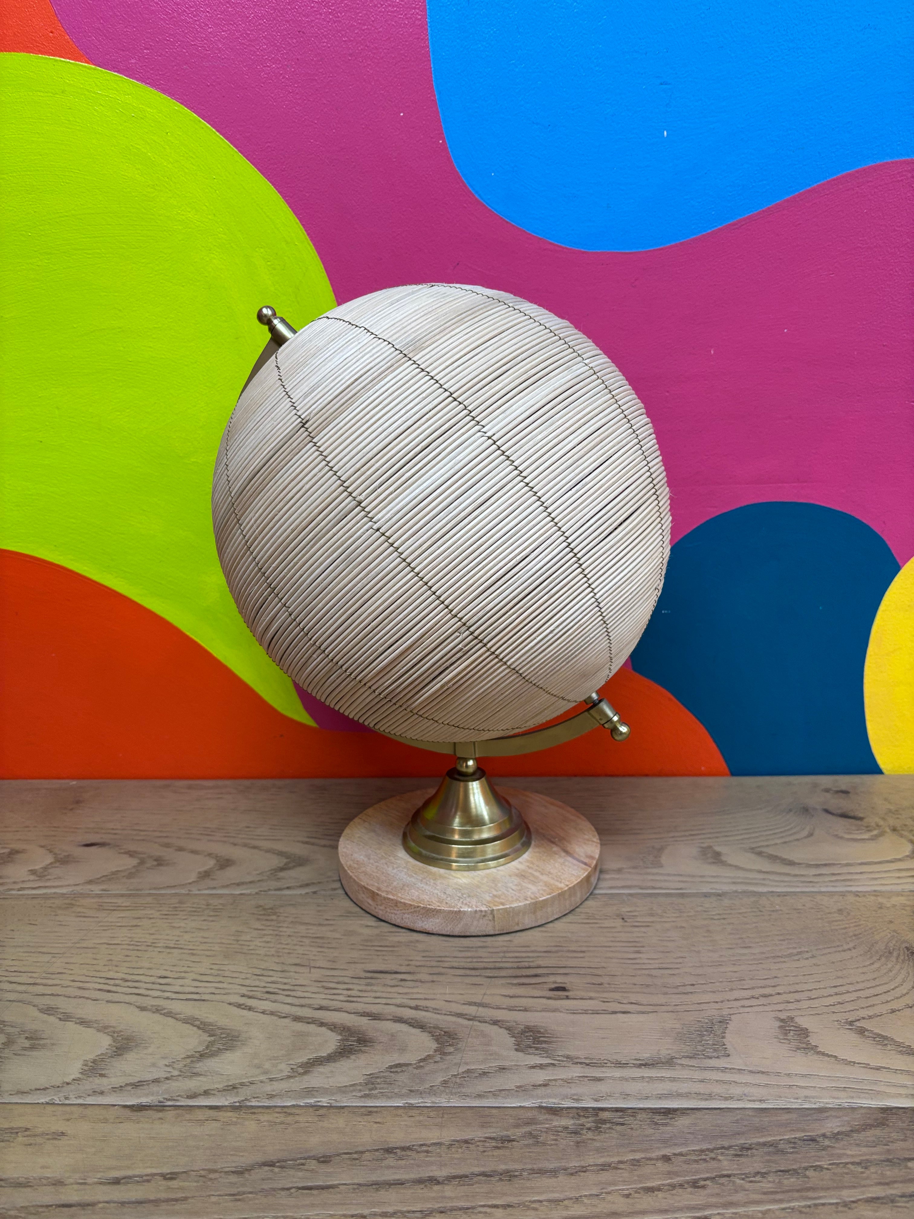 Rattan Globe (Anthropologie)