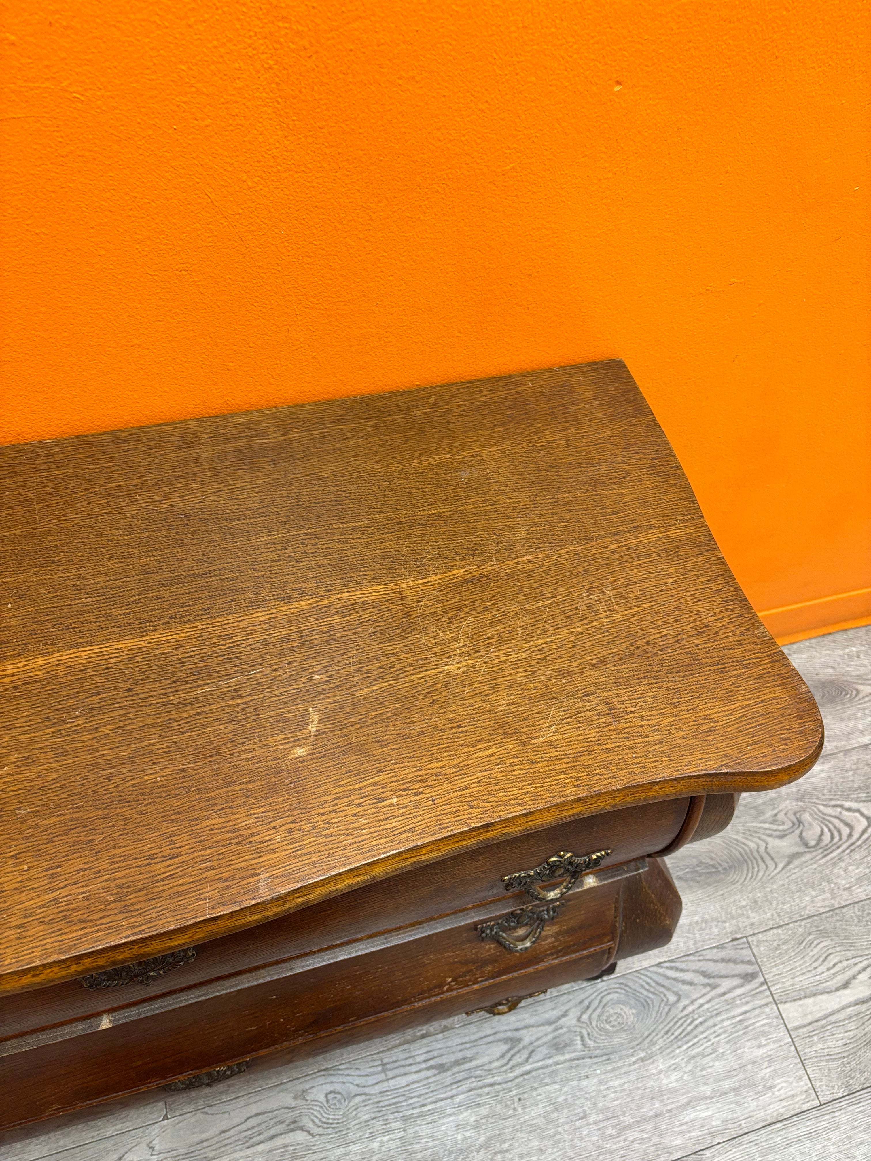 3 Drawer Wood Dresser