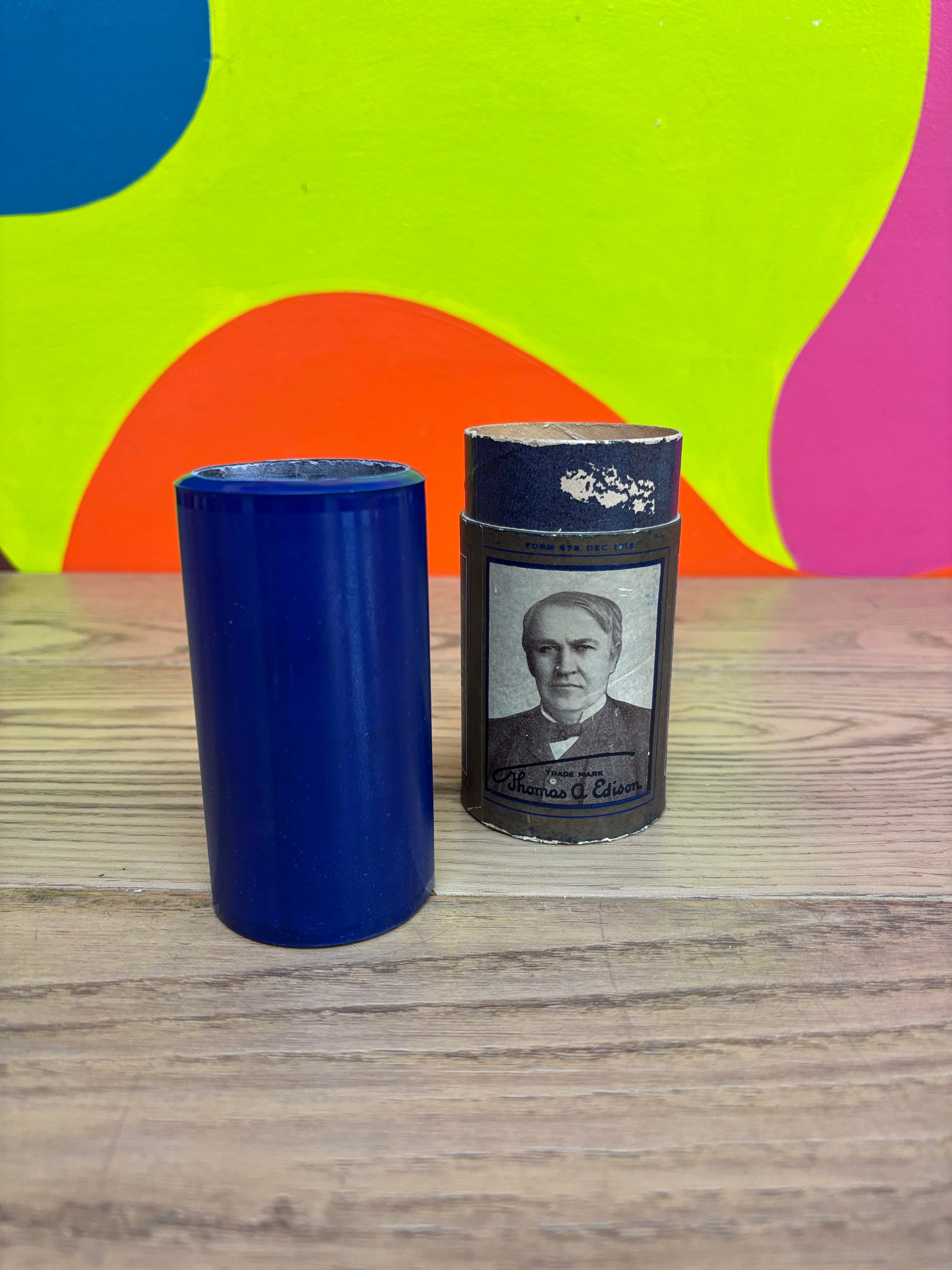 Edison Blue Amberol Cylinder Record