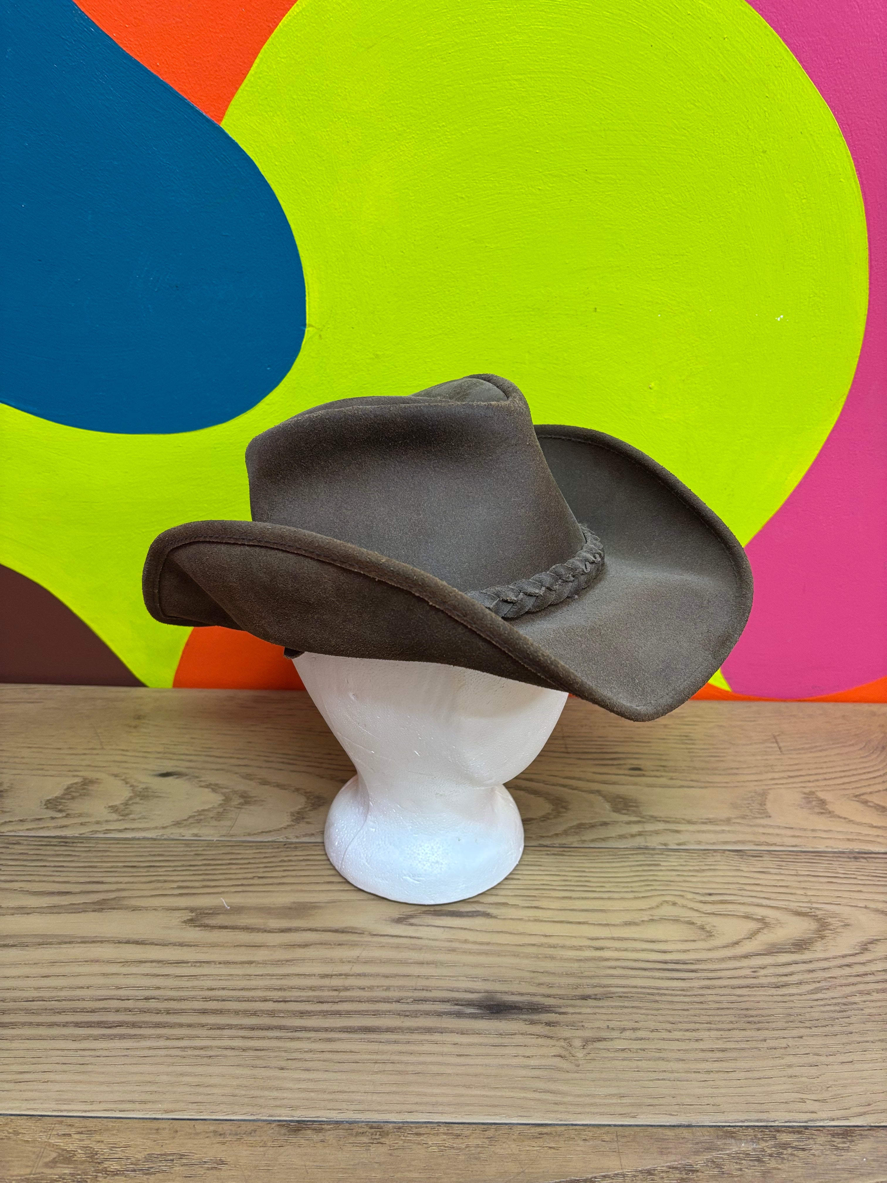 Kakadu Traders Leather Hat - Size M