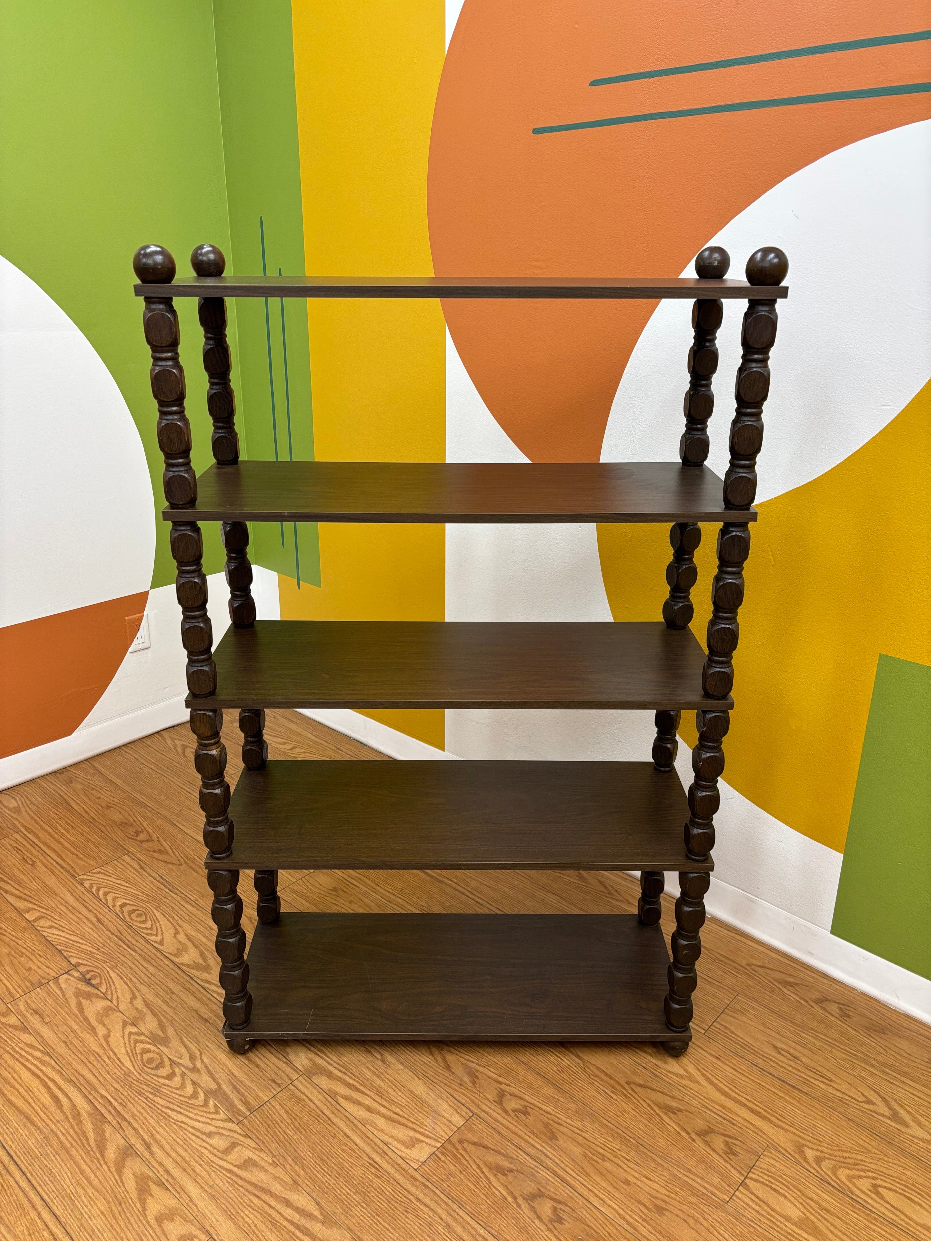 5 Tier Wood Shelf