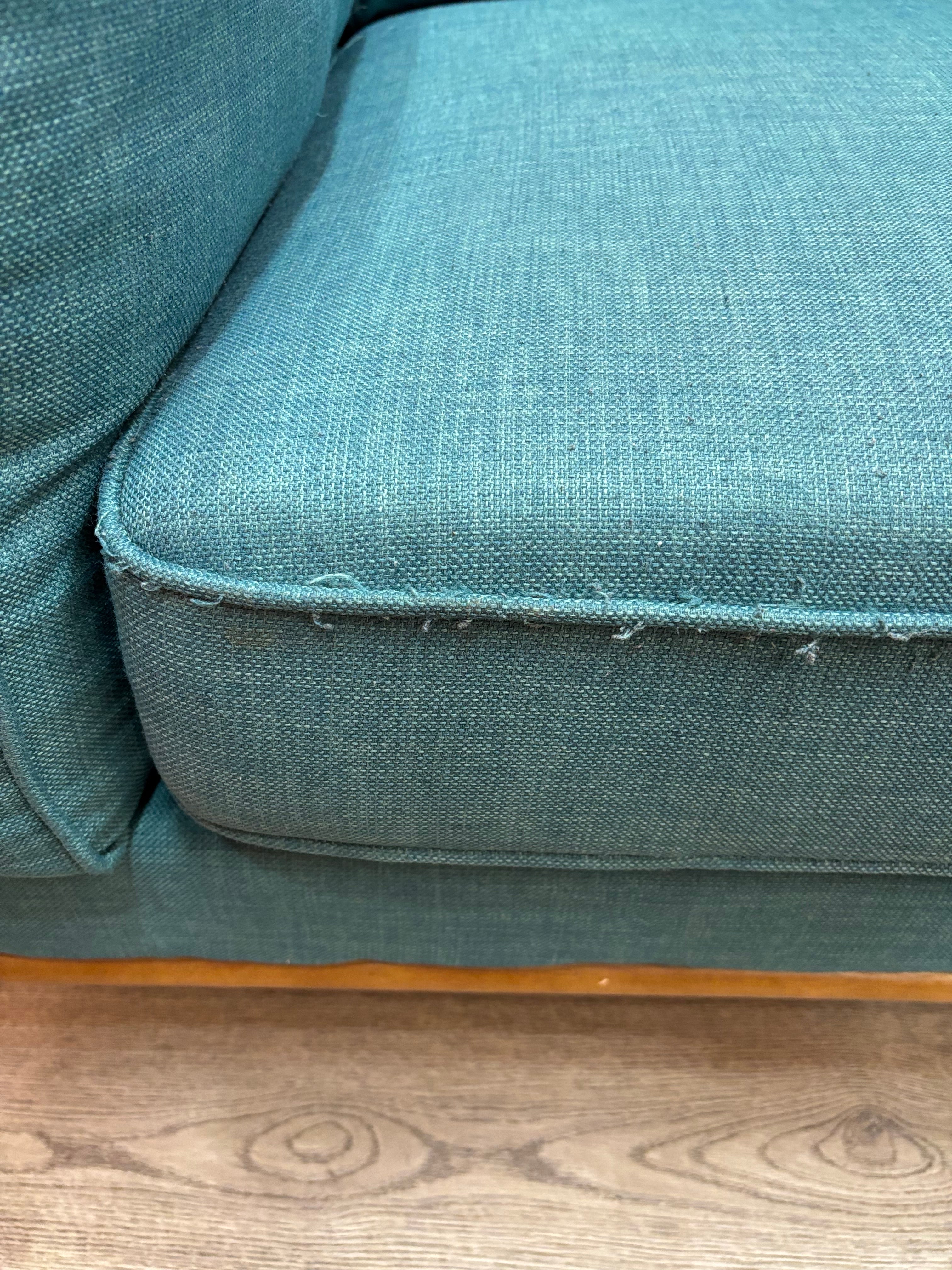 Oversized Teal Armchair