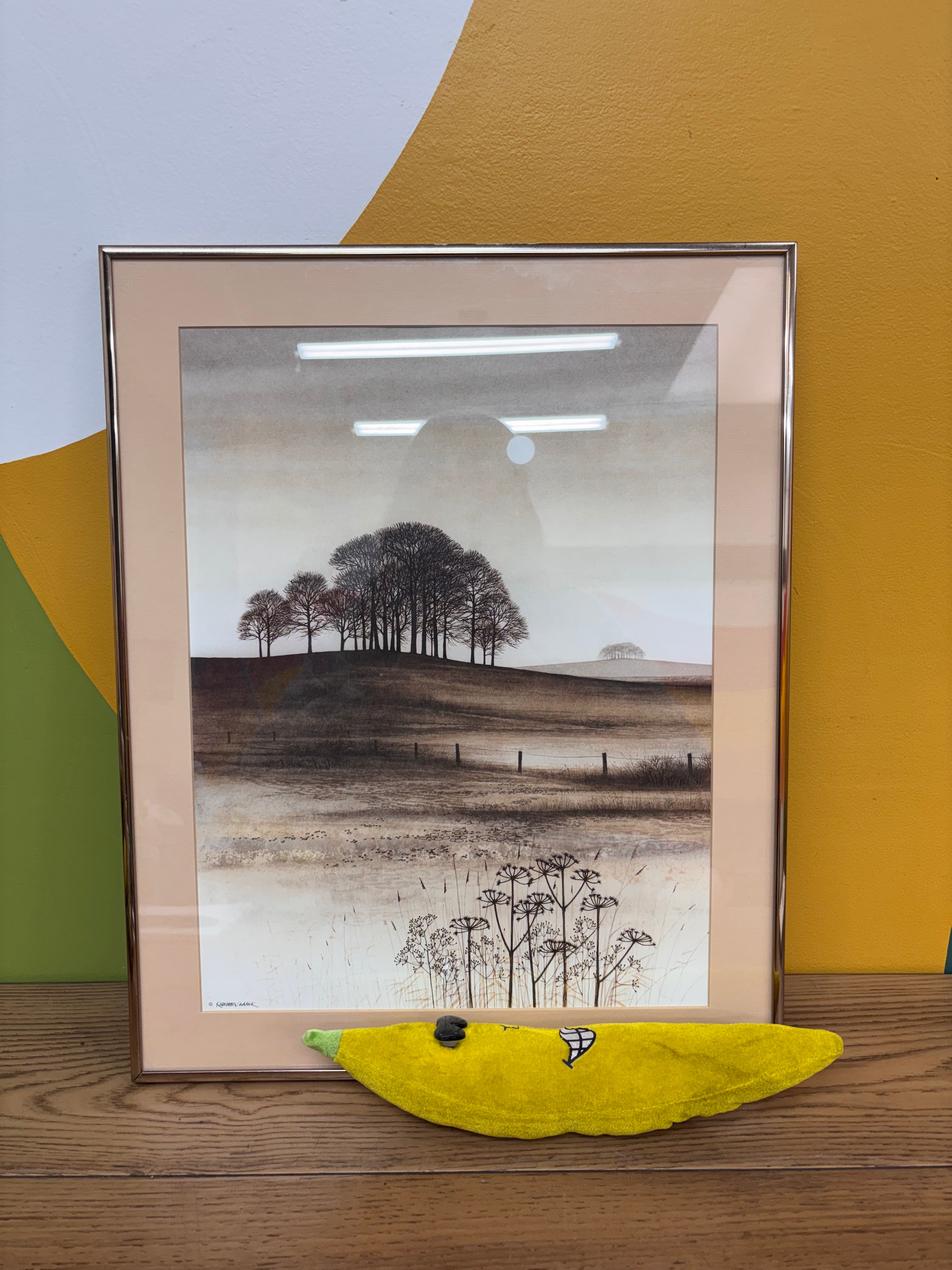 Framed "Silence" Print