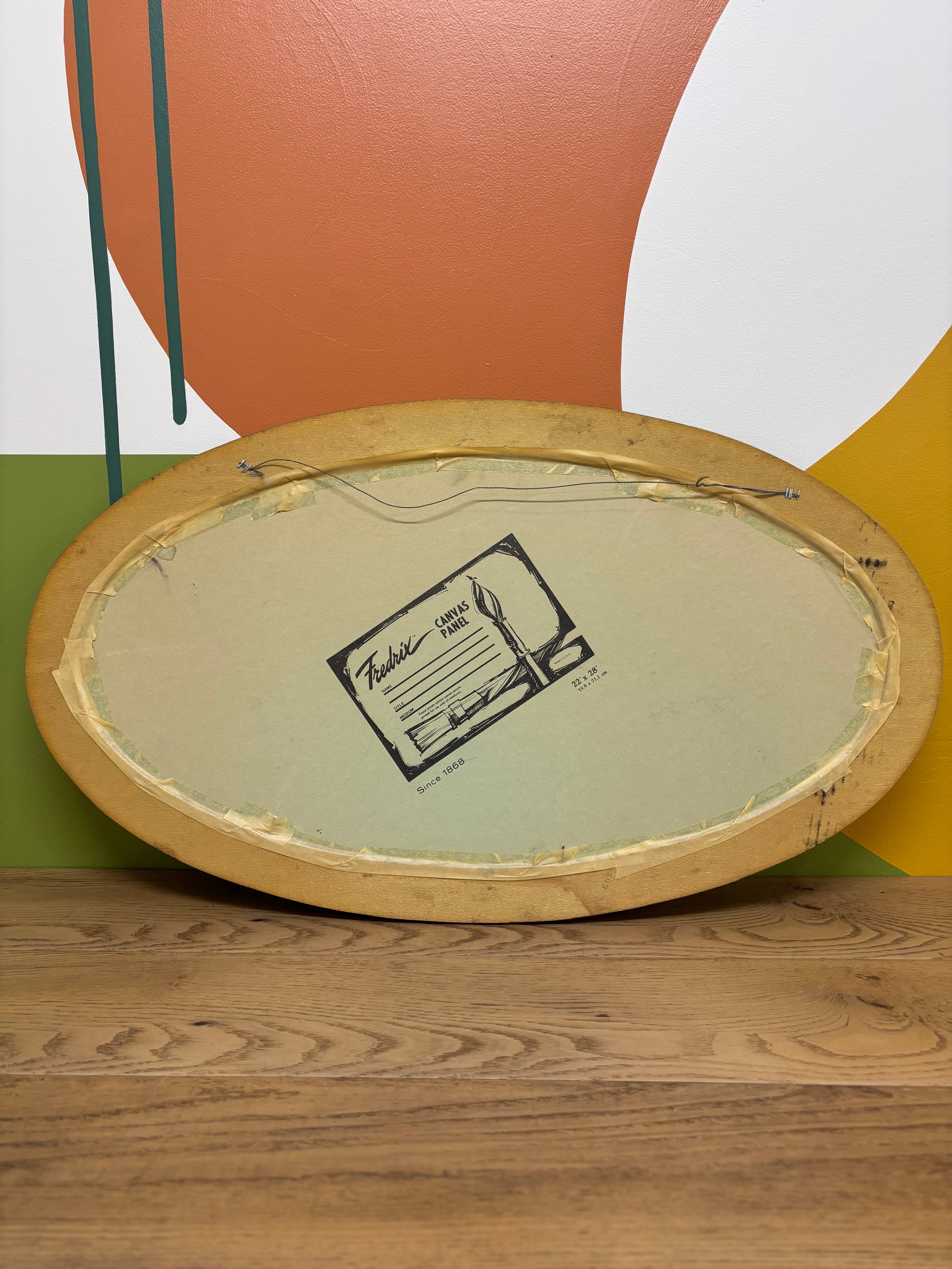 Oval Framed Painting