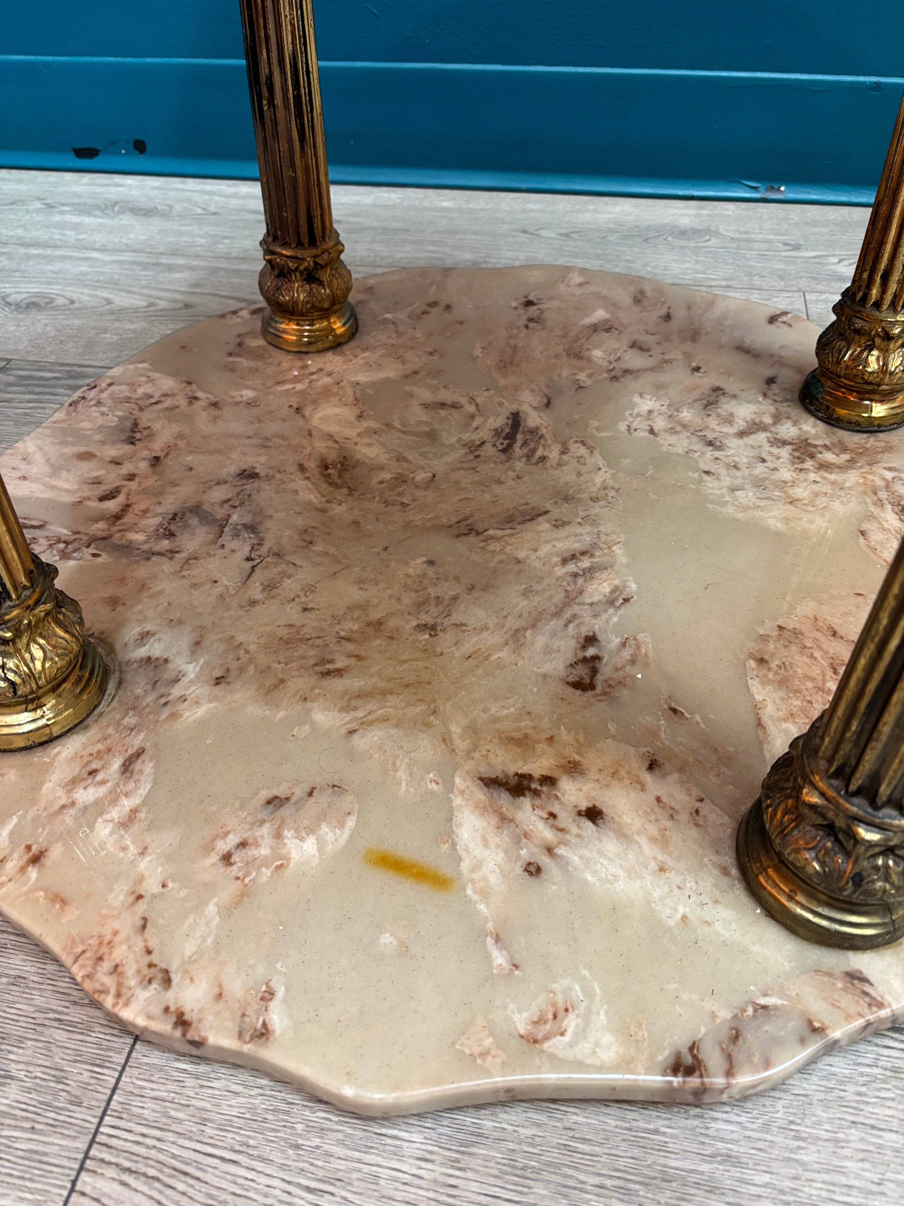 Round Marble Side Table