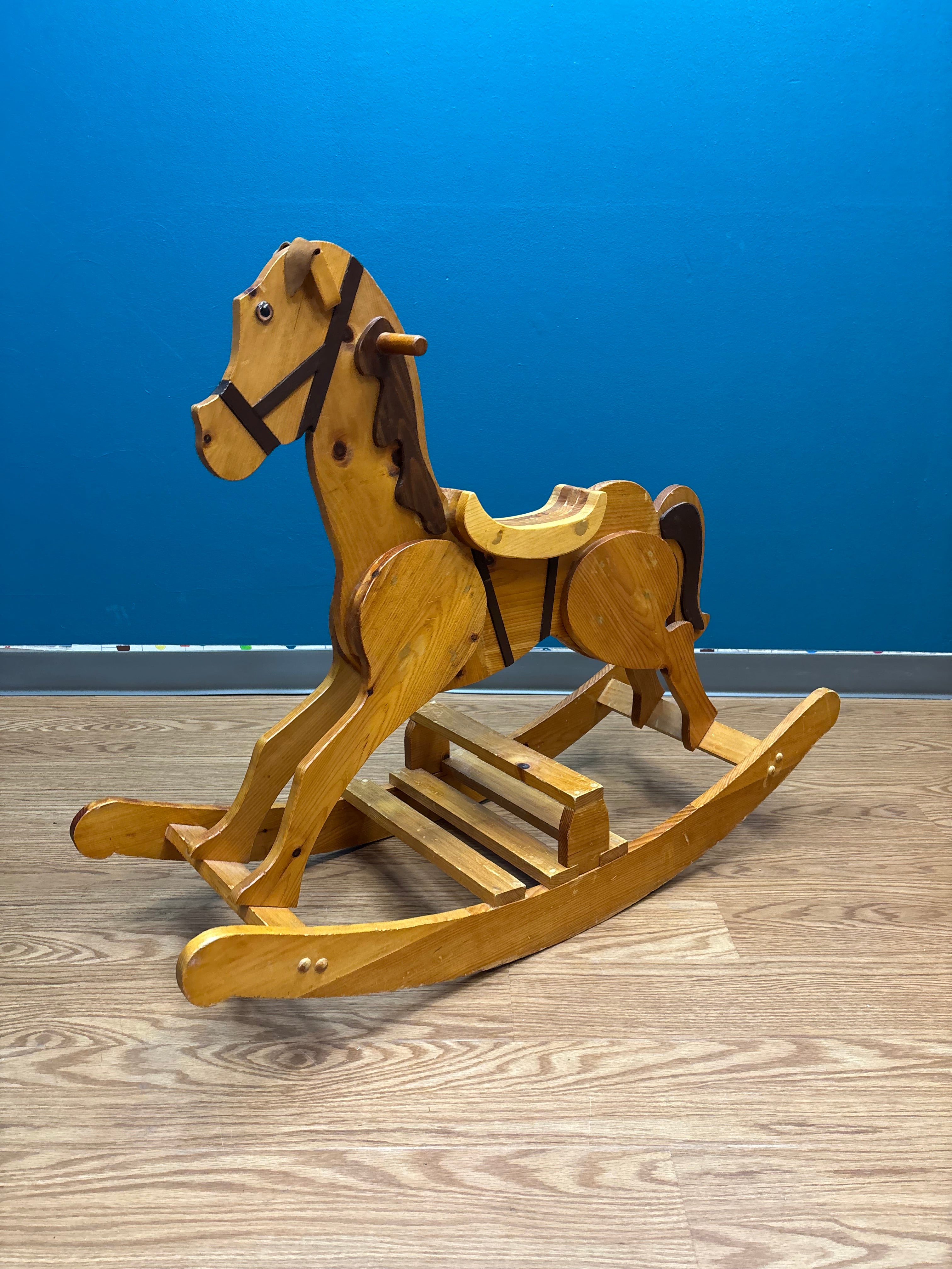 Wood Rocking Horse