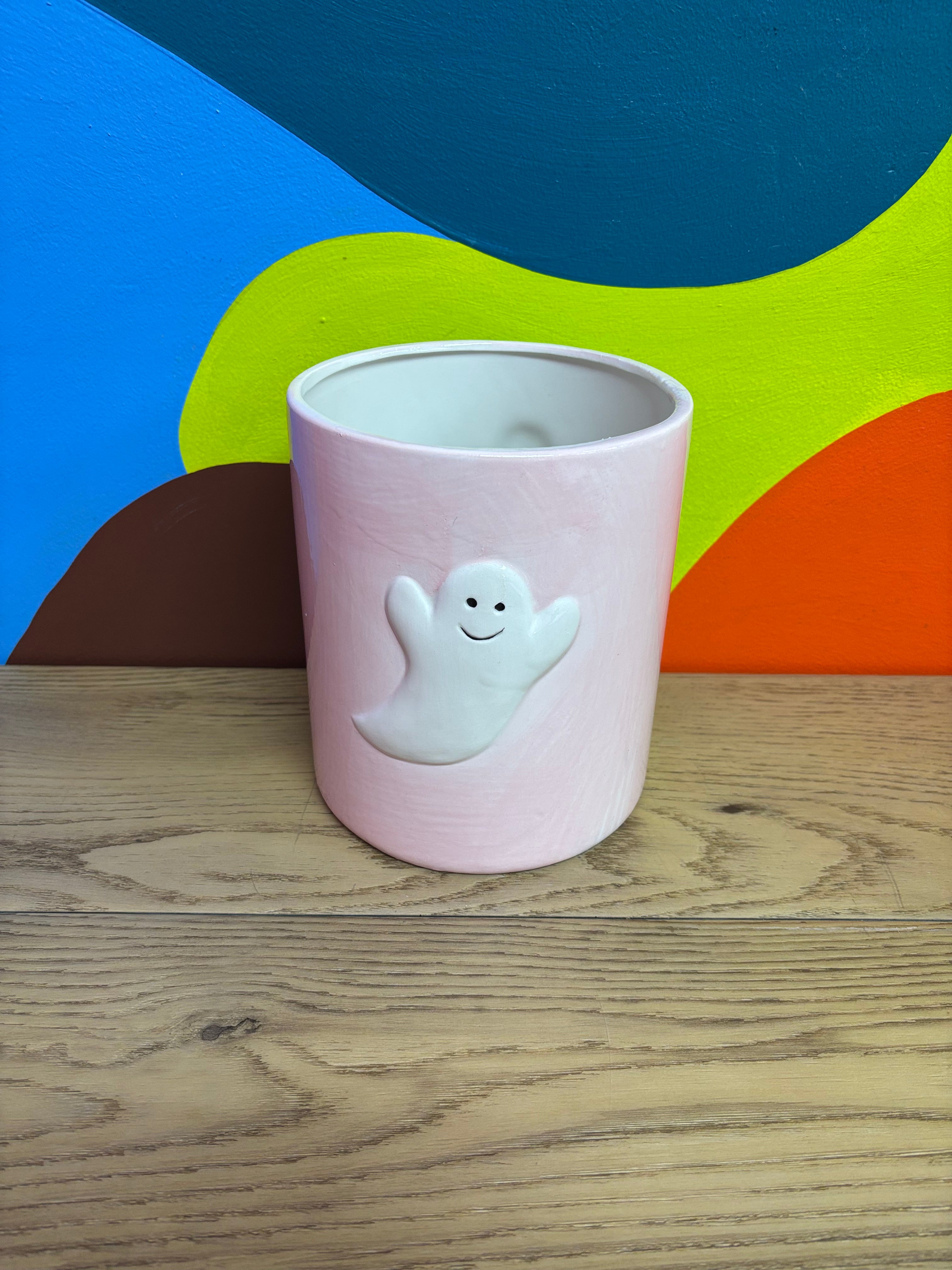 Pink Ghost Plant Pot (2 available)