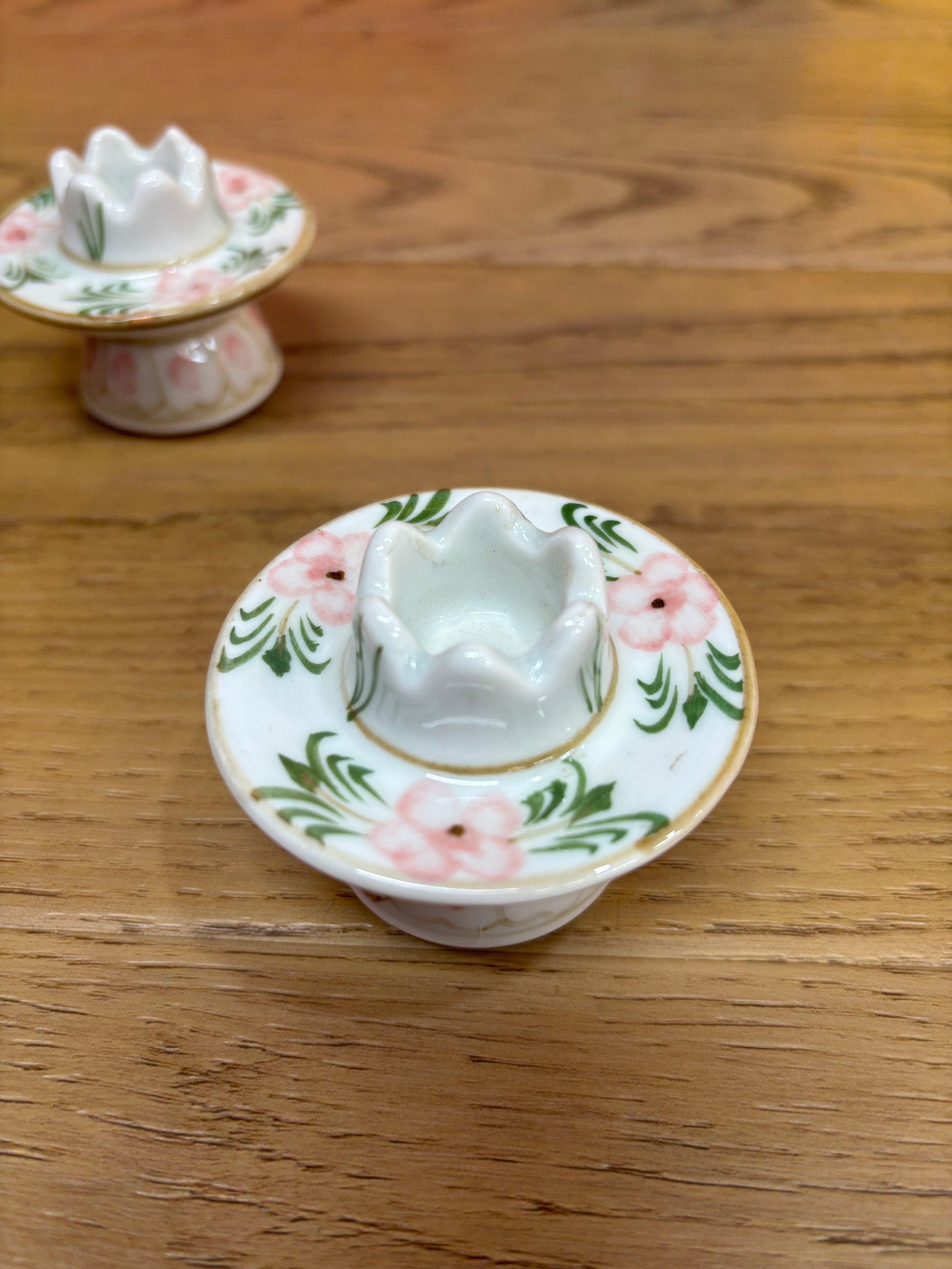 (2) Porcelain Holders