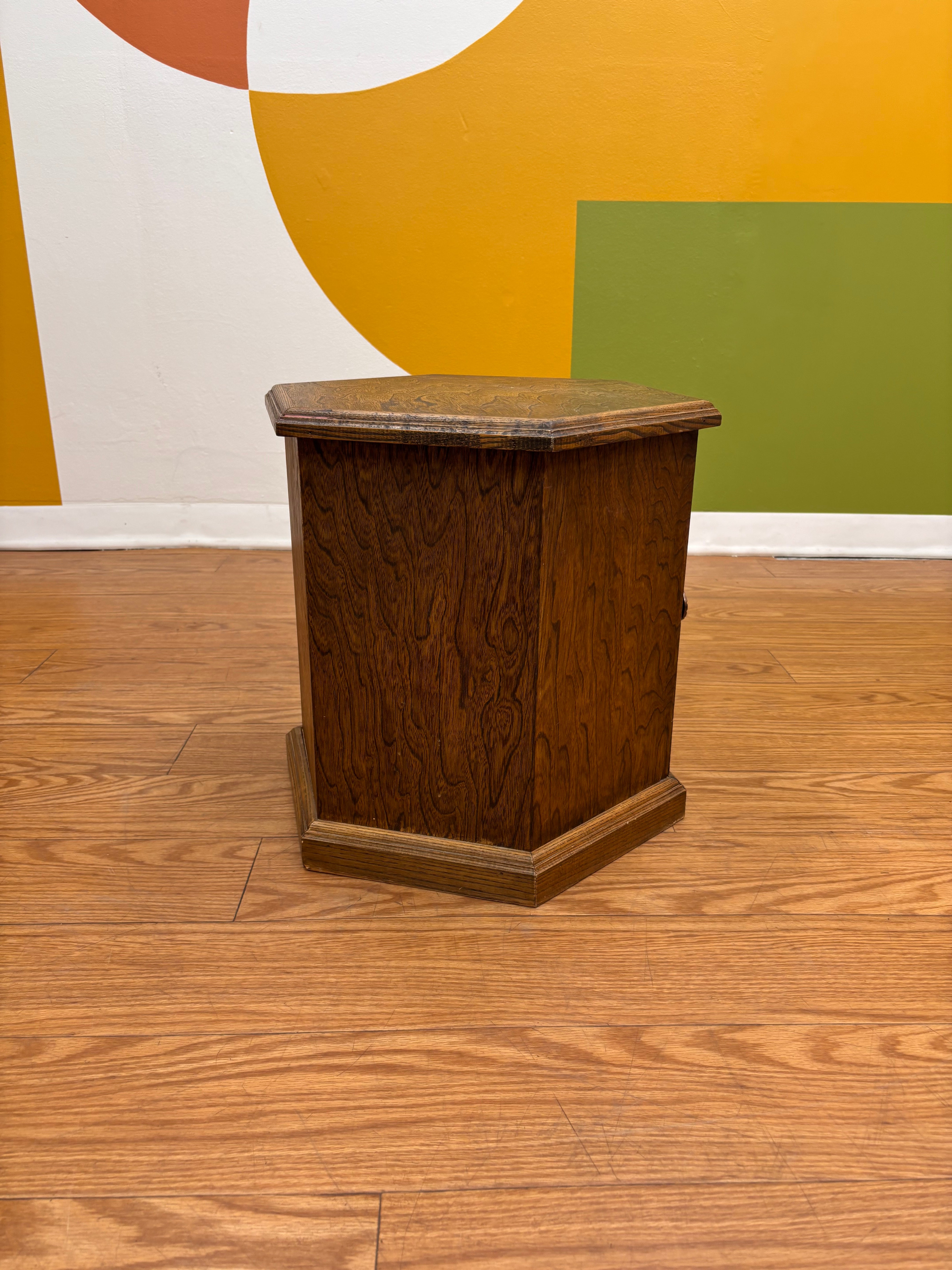 Hexagon End Table #1
