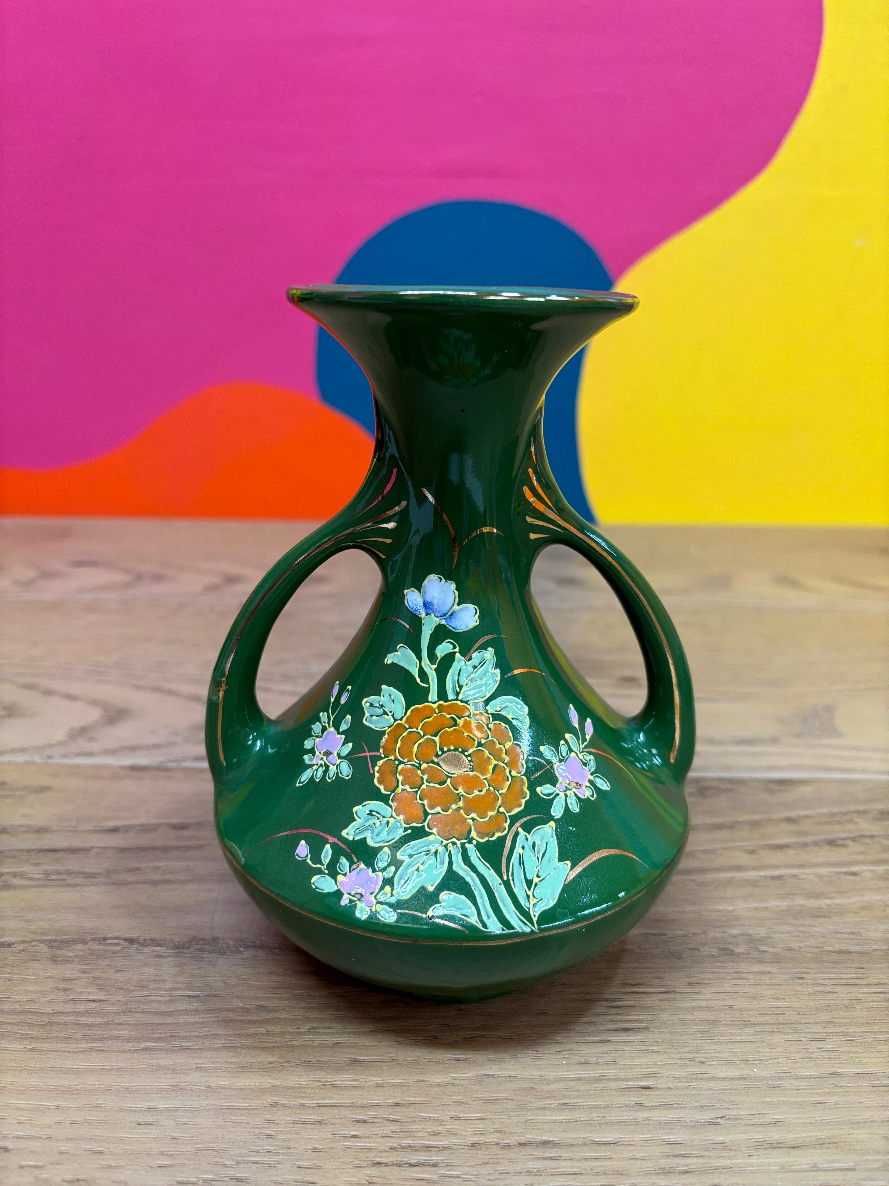 Small Green Decorative Vase