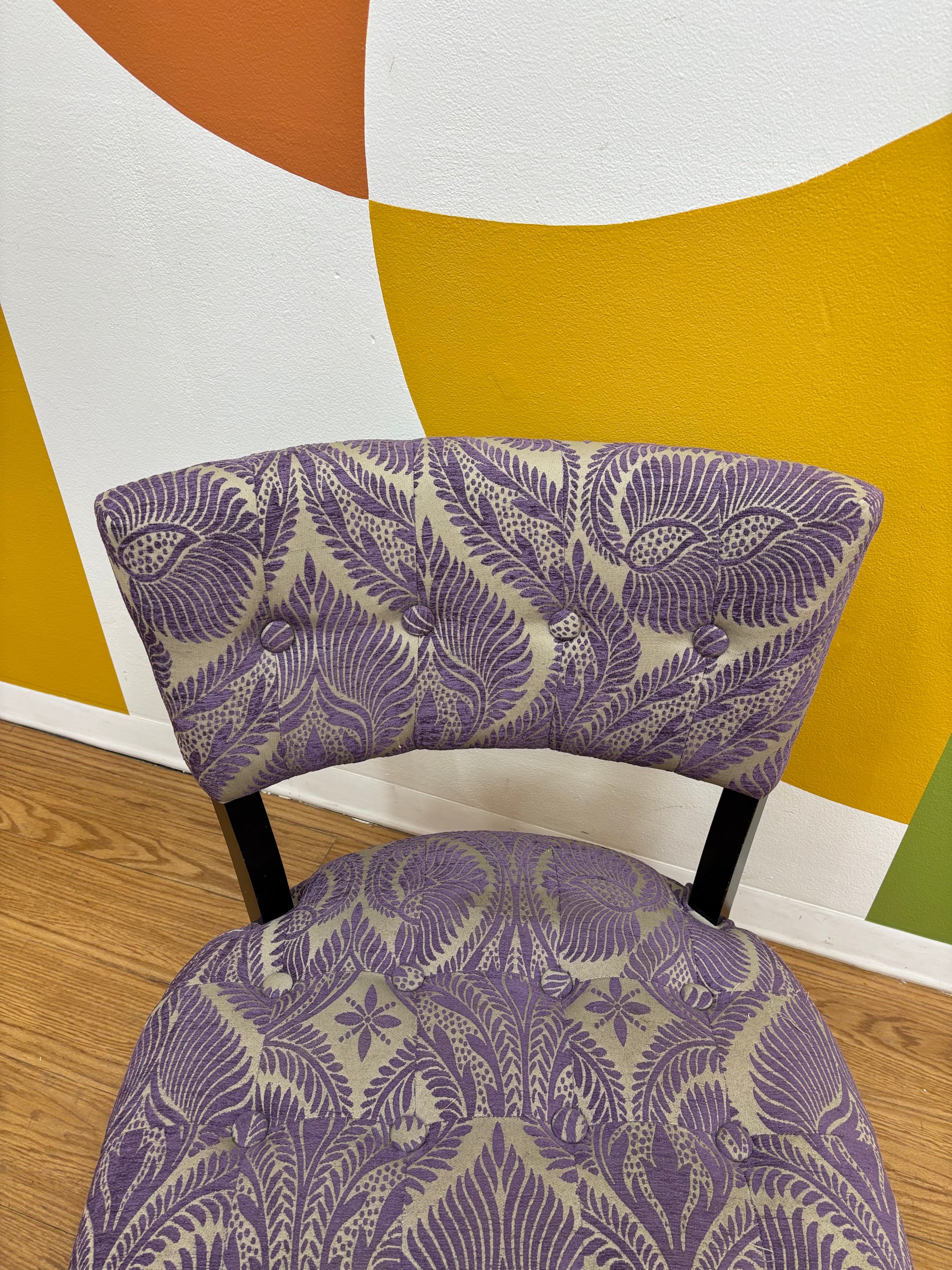 Purple Accent Chair