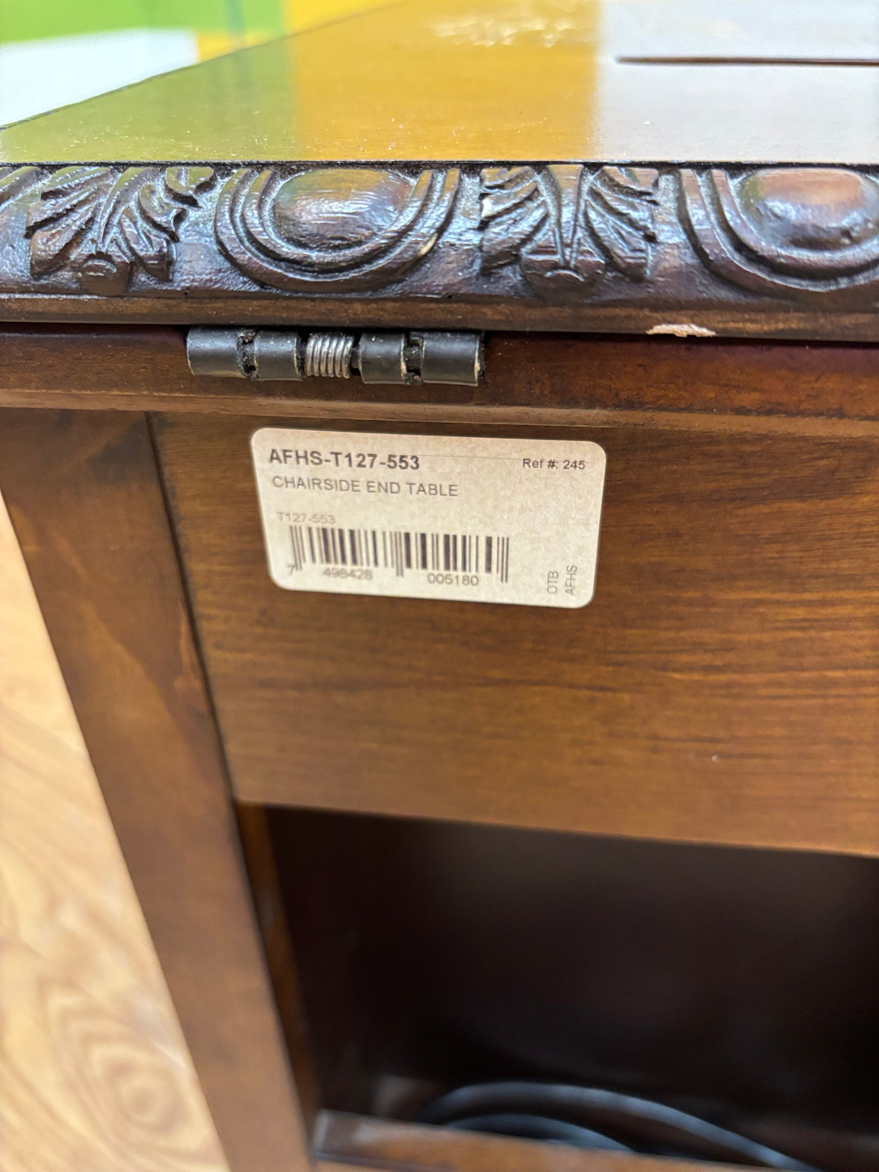 Wood End Table