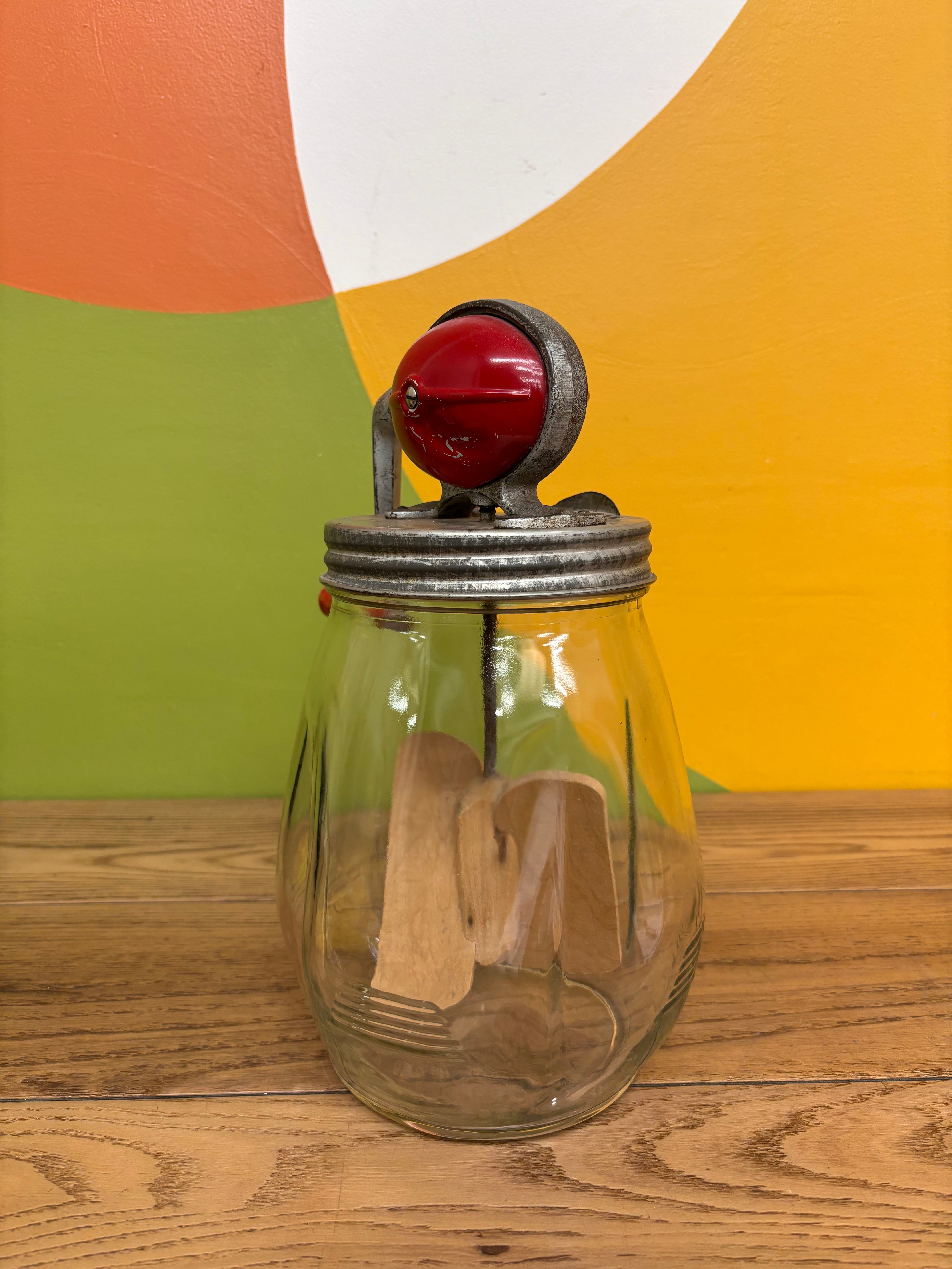 Dazey Number 4 Glass Butter Churn