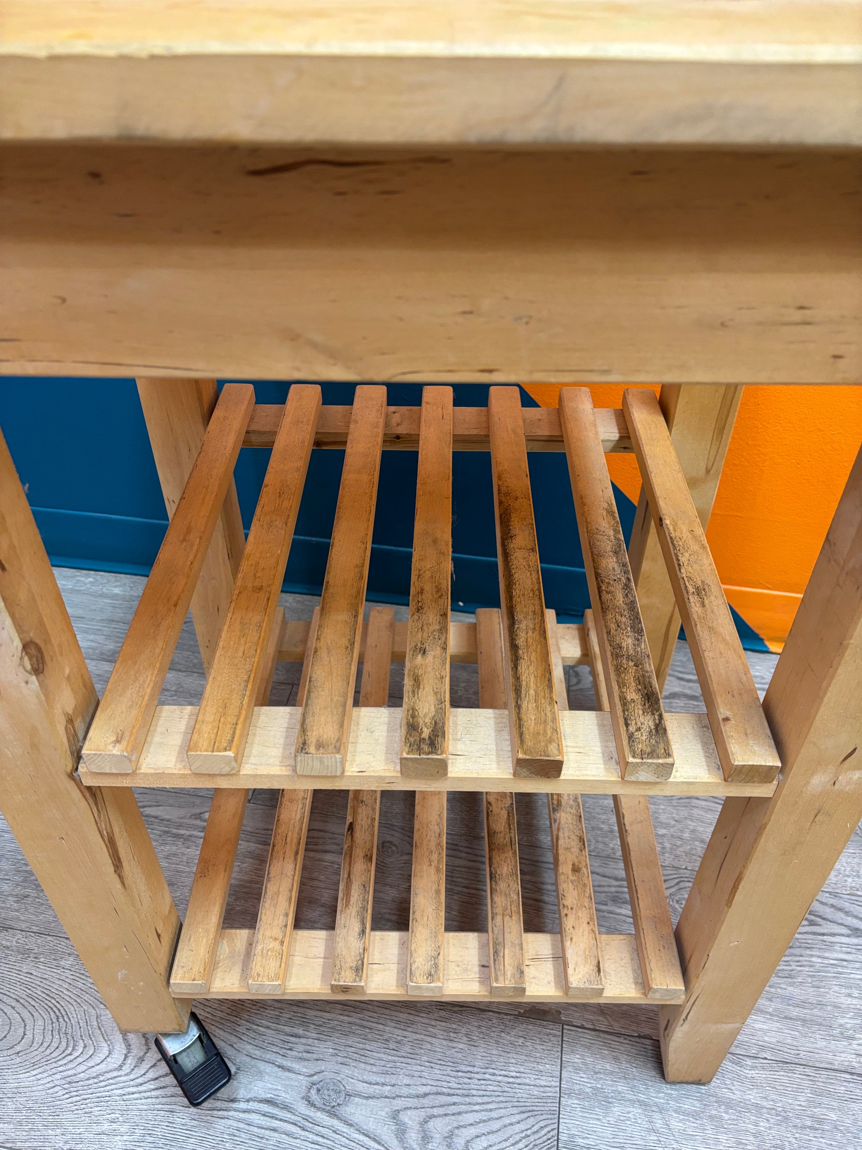 Wood Kitchen Cart