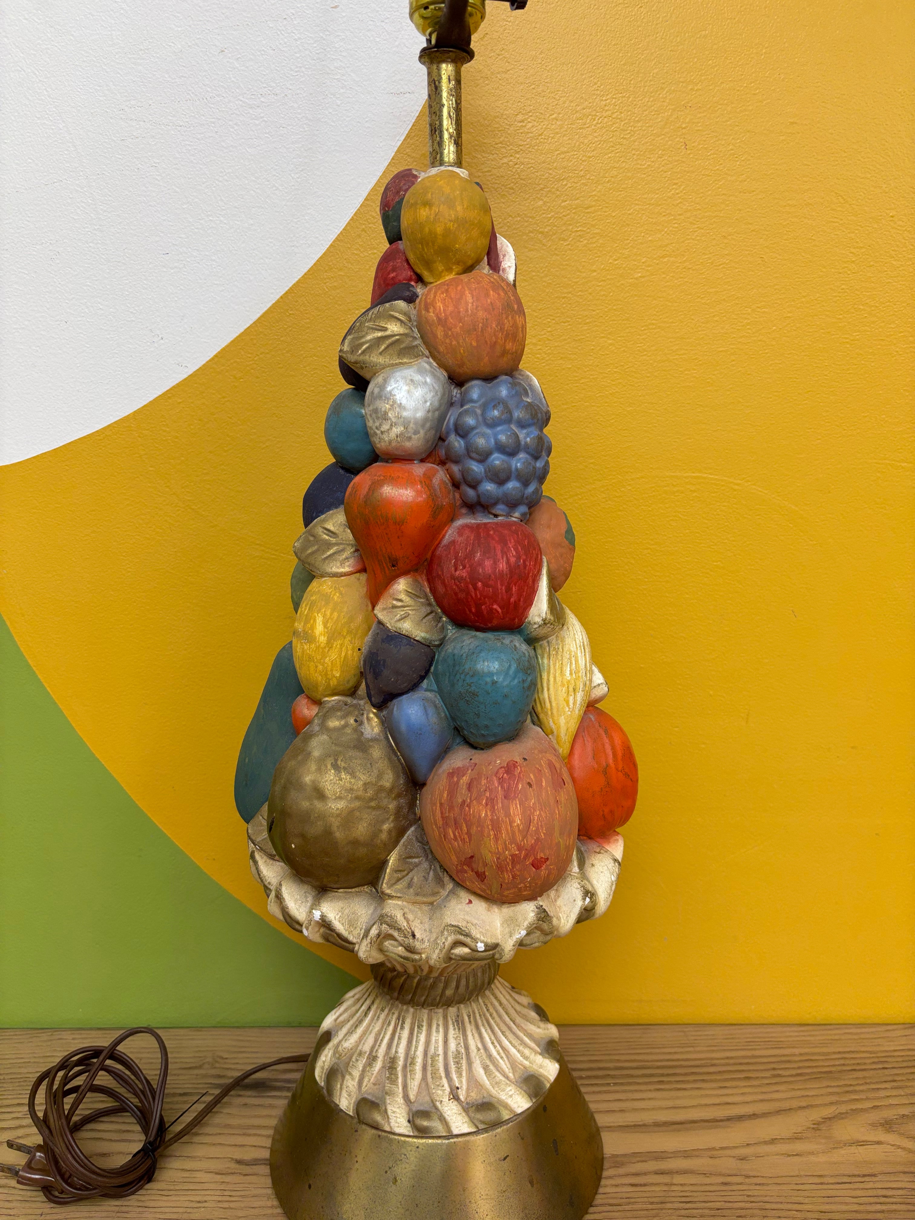 Ceramic Fruit Table Lamp