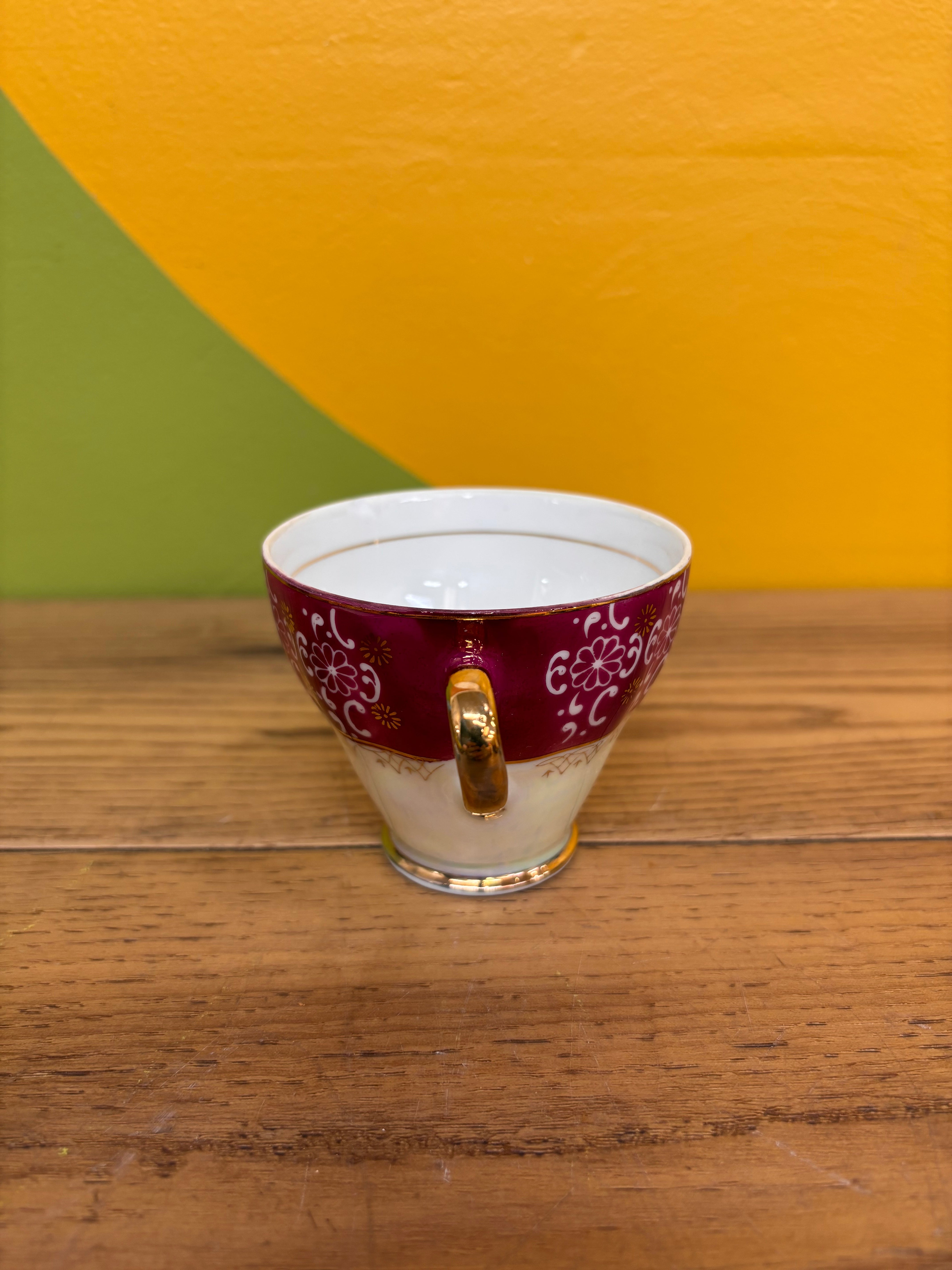 Set of 3 Teacups and Saucers