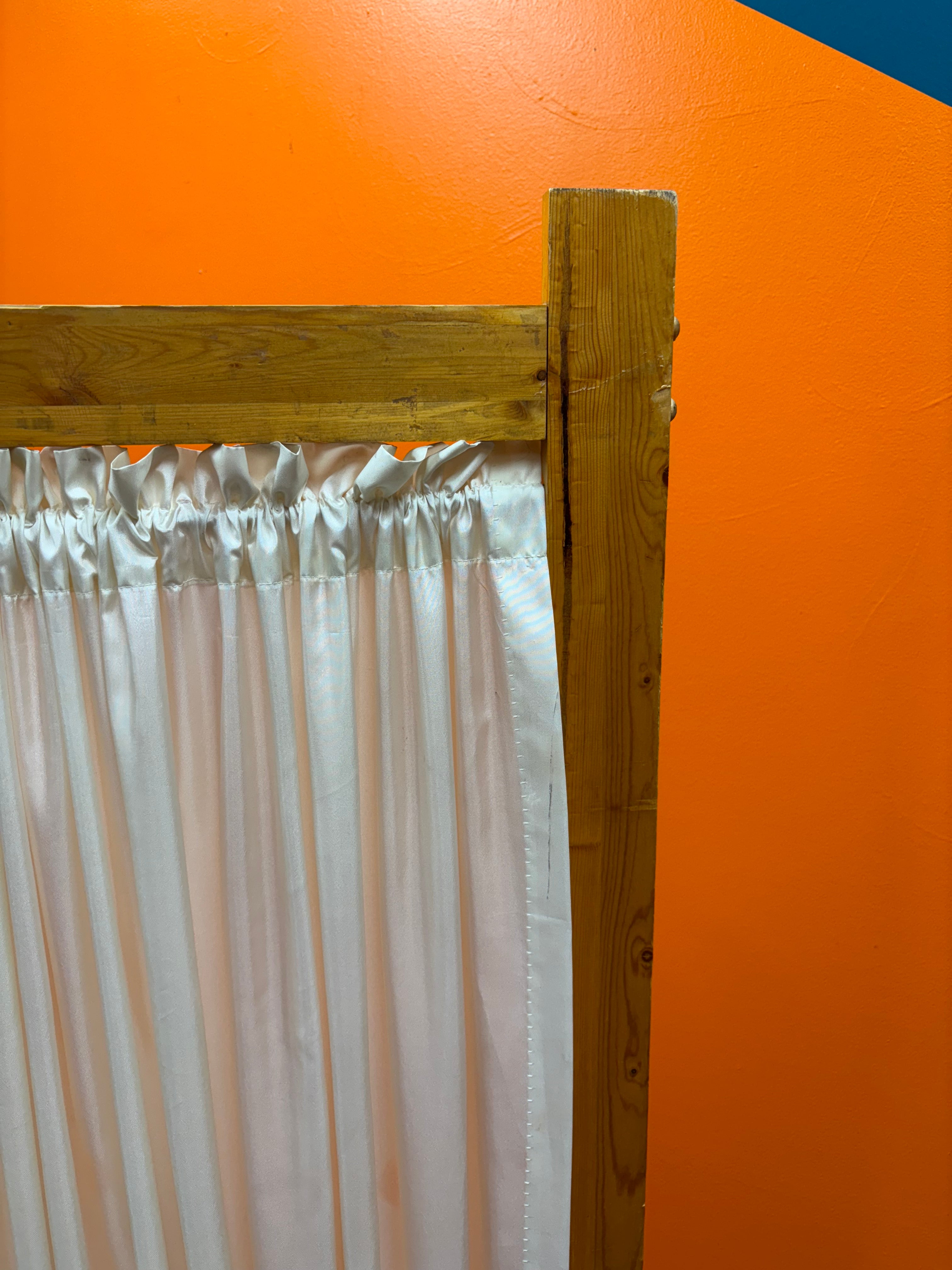 Wood & Fabric Room Divider