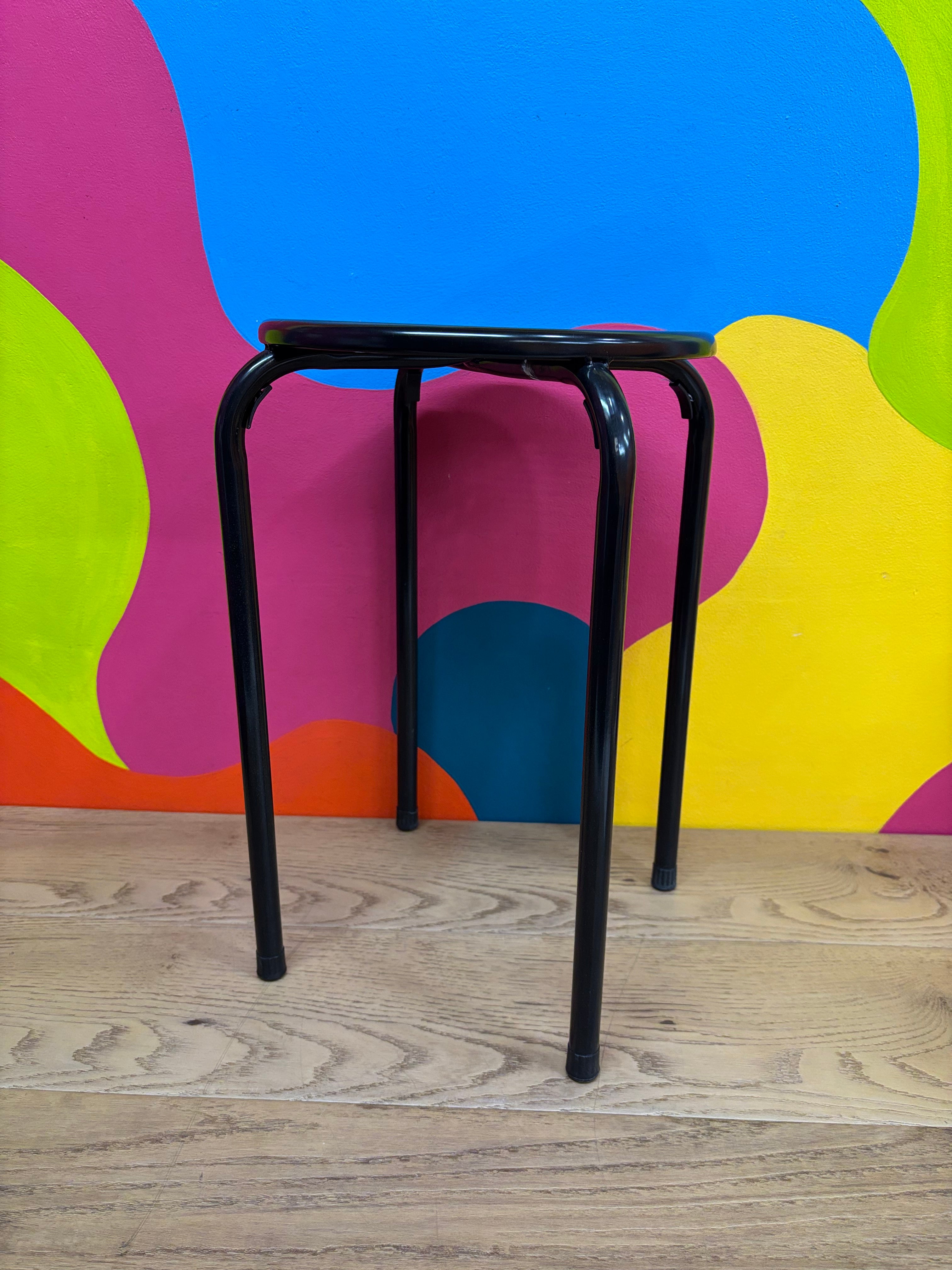 Small Black Stool