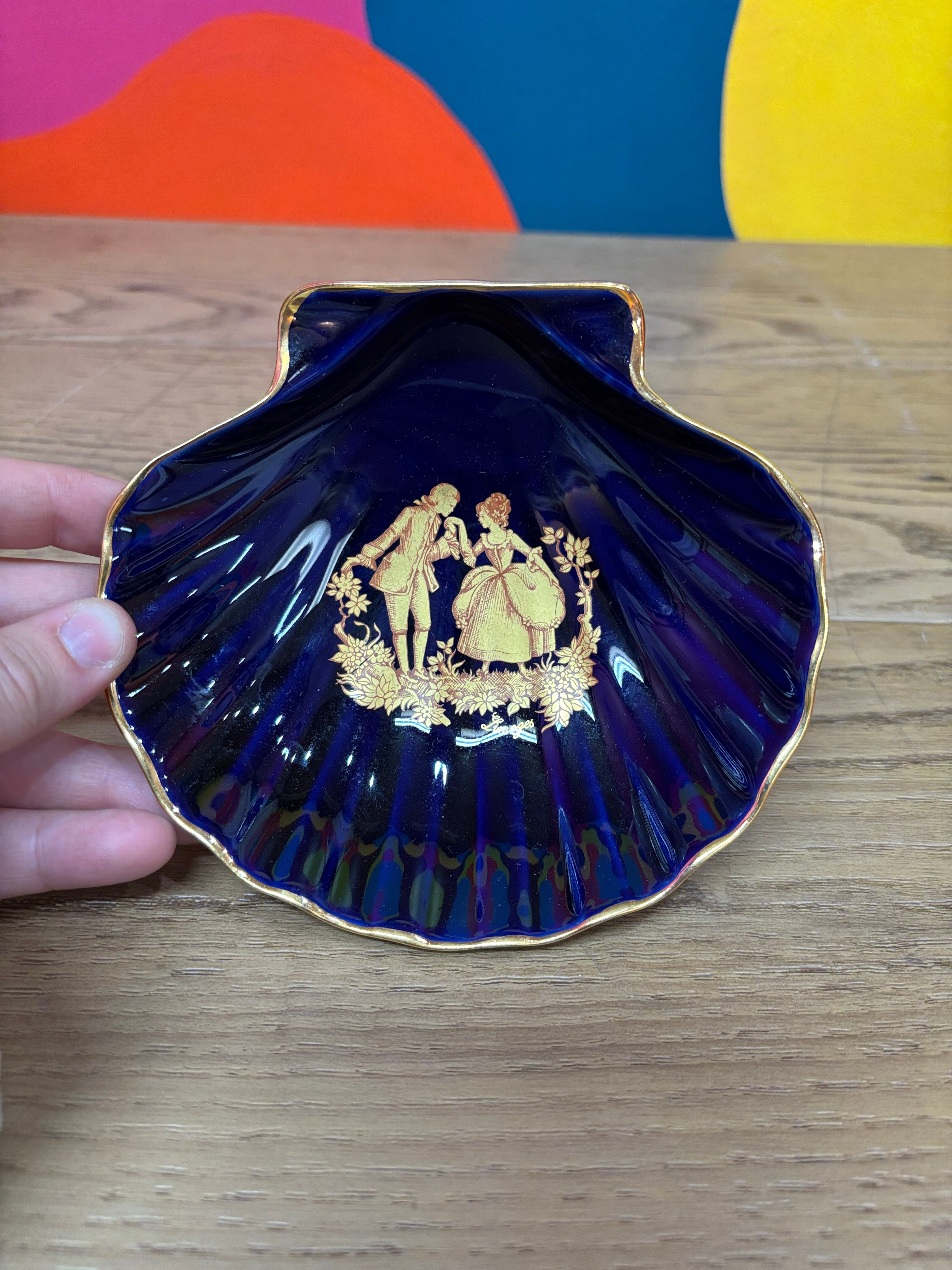 Shell Shaped Trinket Dish (Limoges)