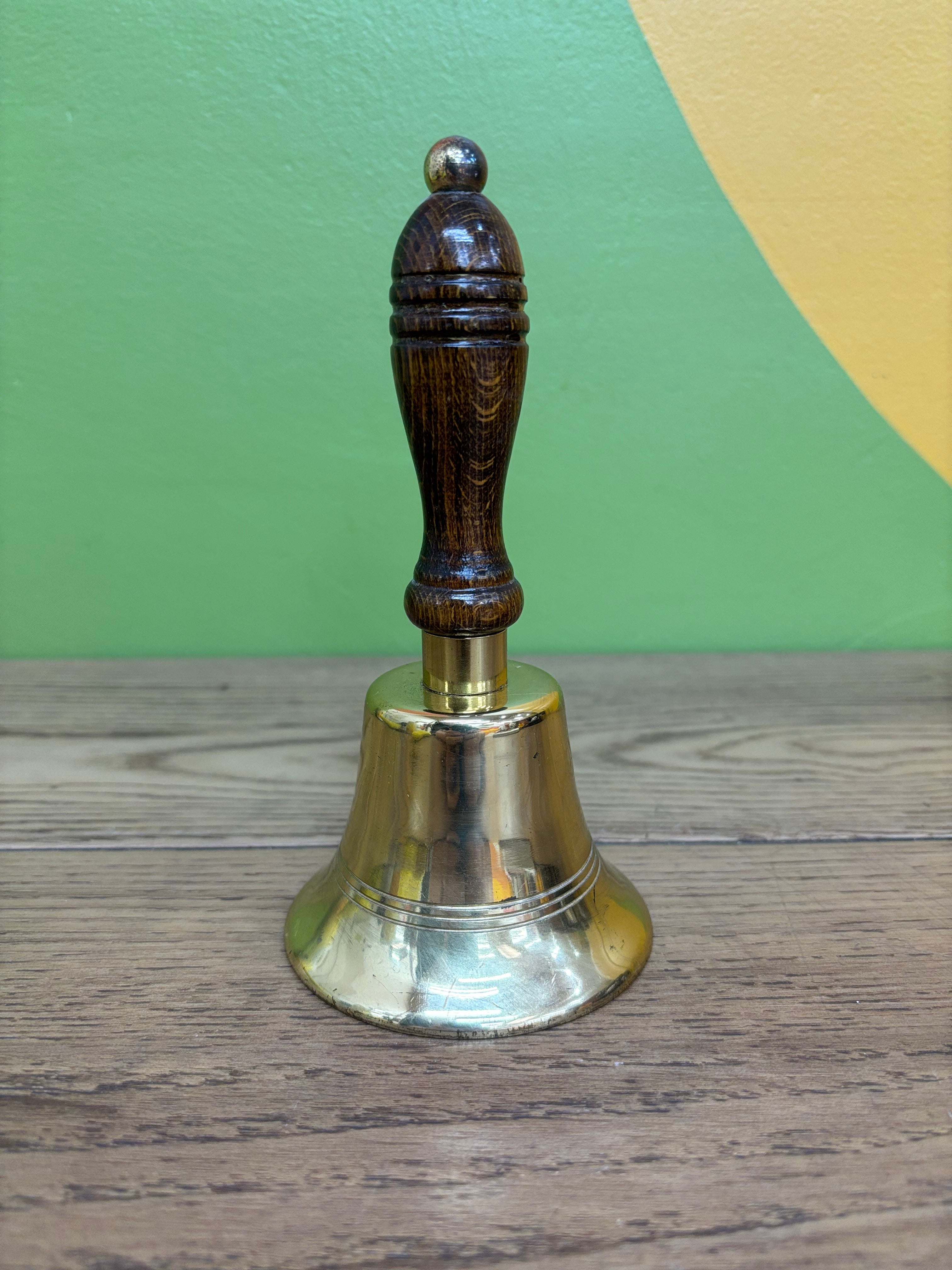Hand Bell with Wood Handle